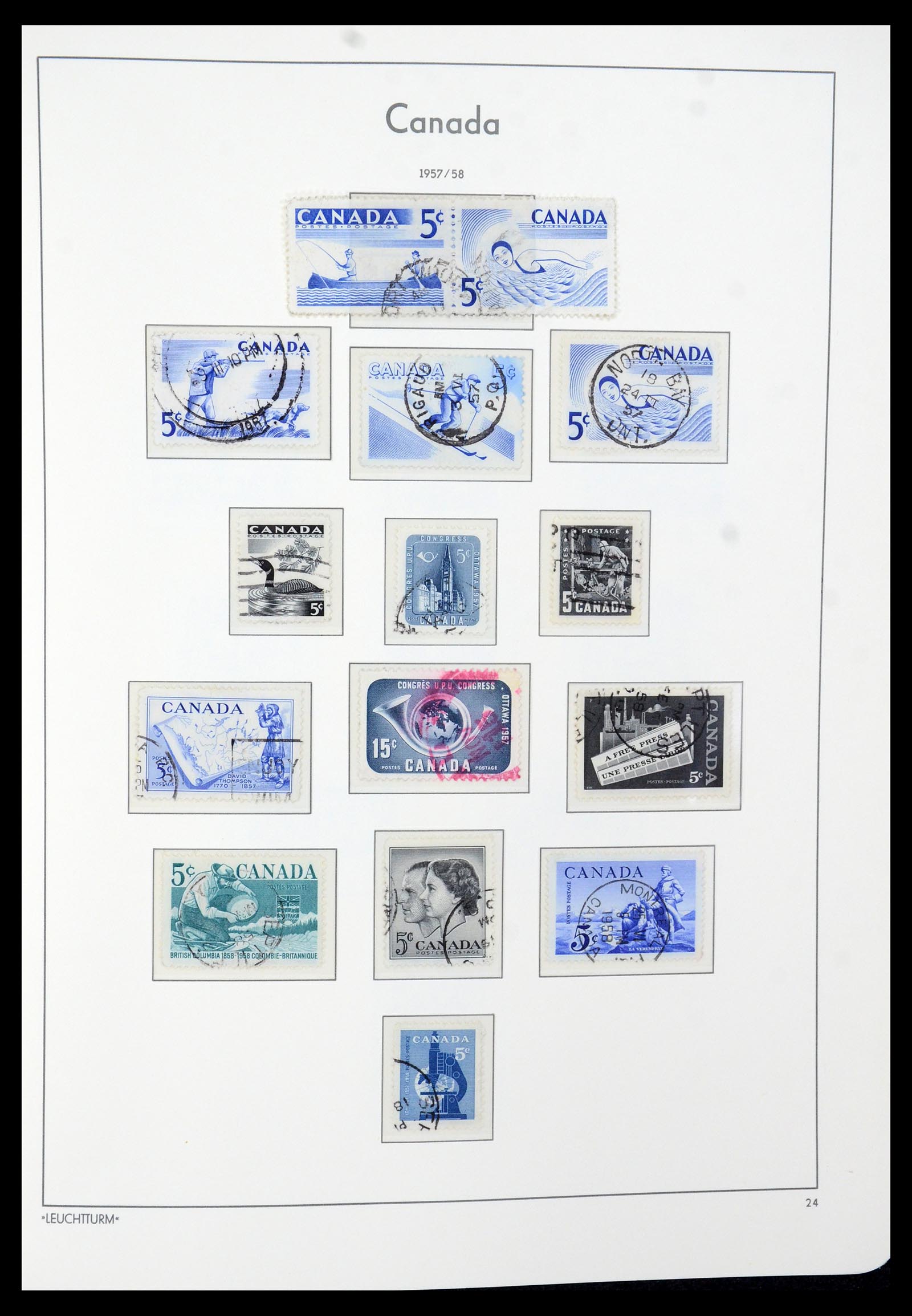 35579 031 - Postzegelverzameling 35579 Canada 1851-1982.