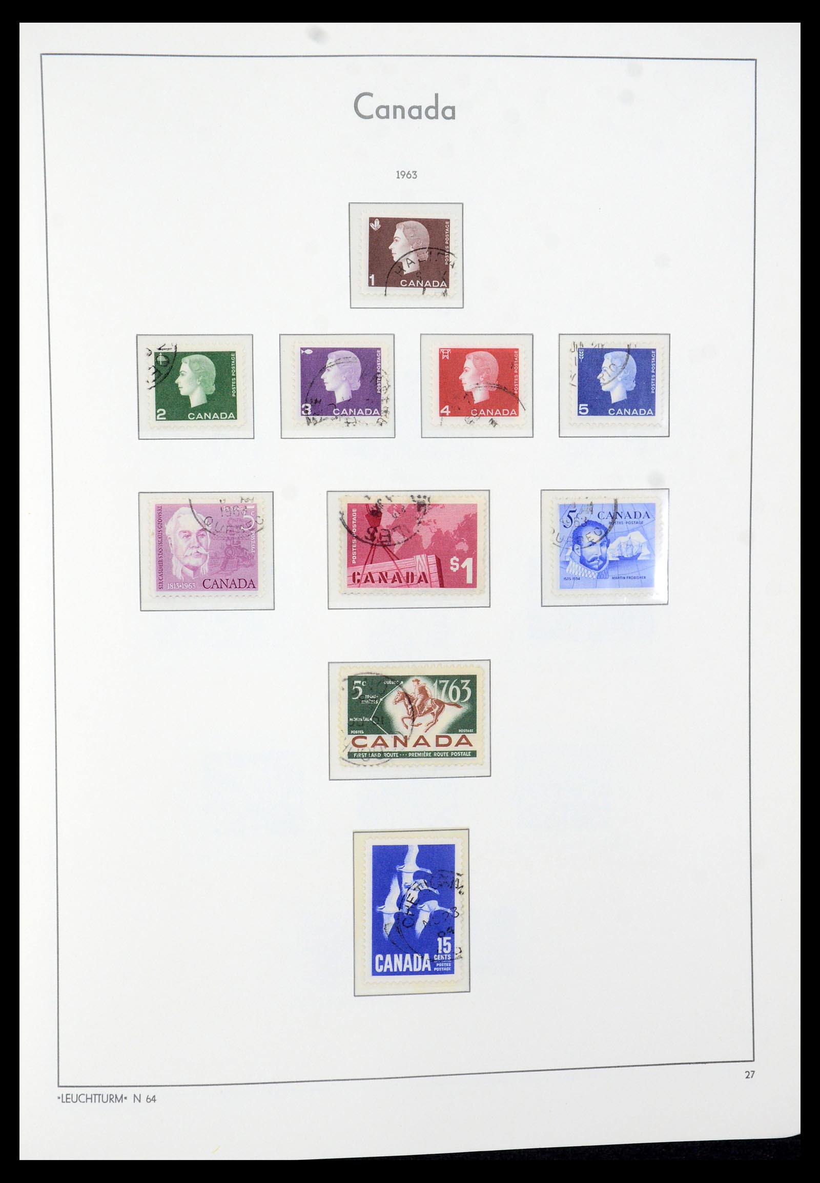 35579 034 - Postzegelverzameling 35579 Canada 1851-1982.
