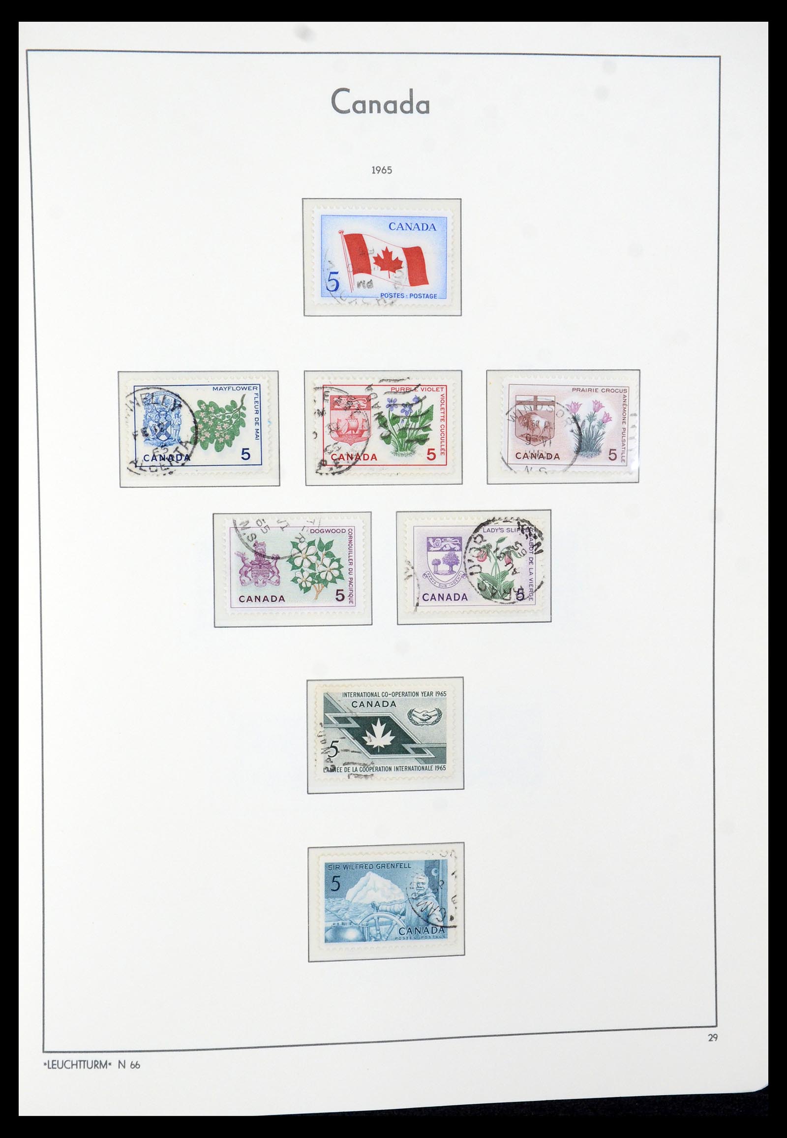 35579 037 - Postzegelverzameling 35579 Canada 1851-1982.