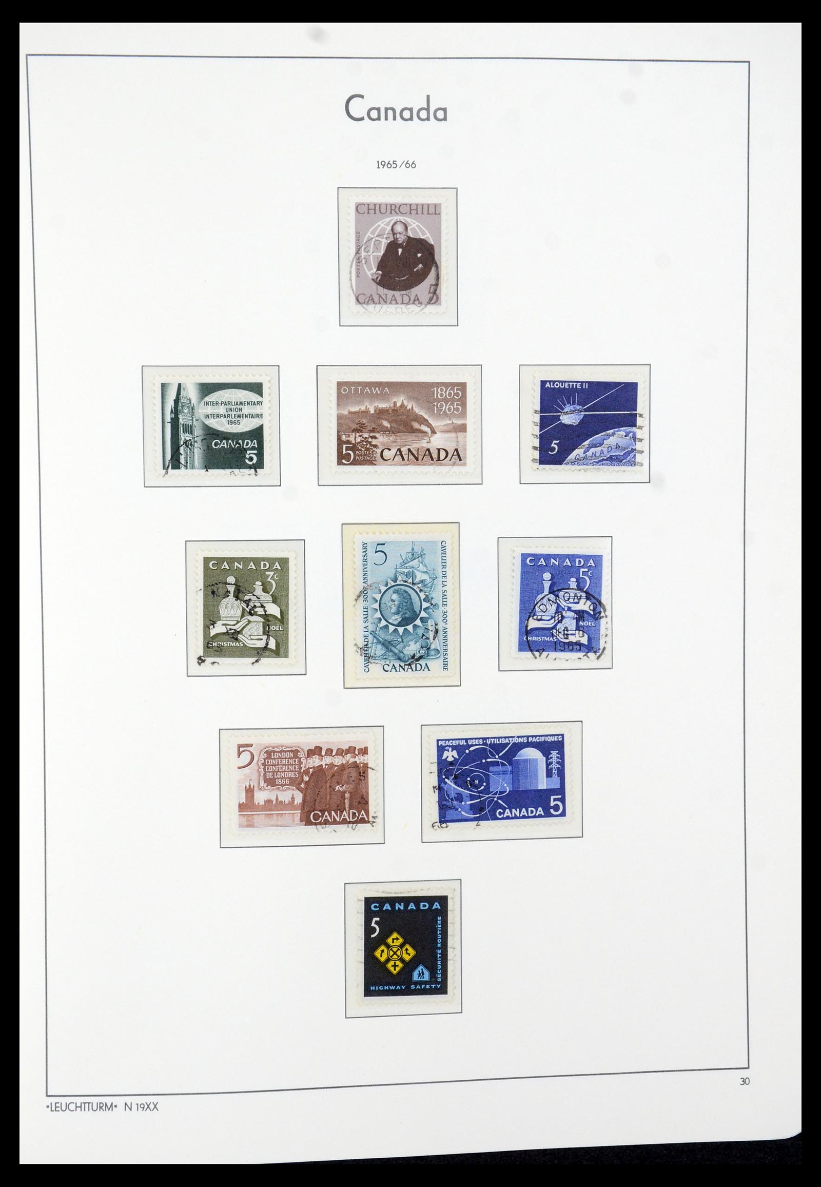 35579 038 - Postzegelverzameling 35579 Canada 1851-1982.