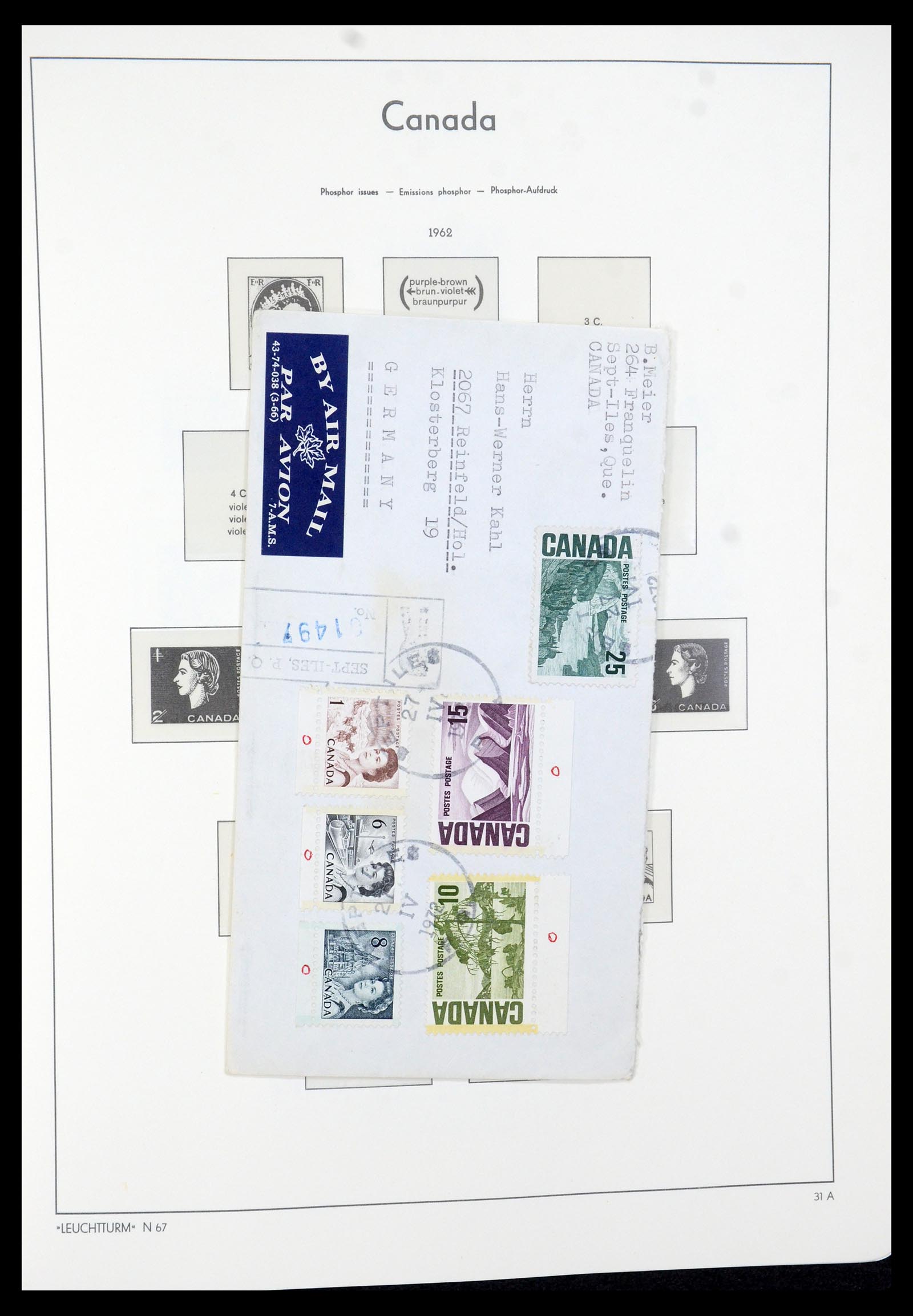 35579 040 - Postzegelverzameling 35579 Canada 1851-1982.