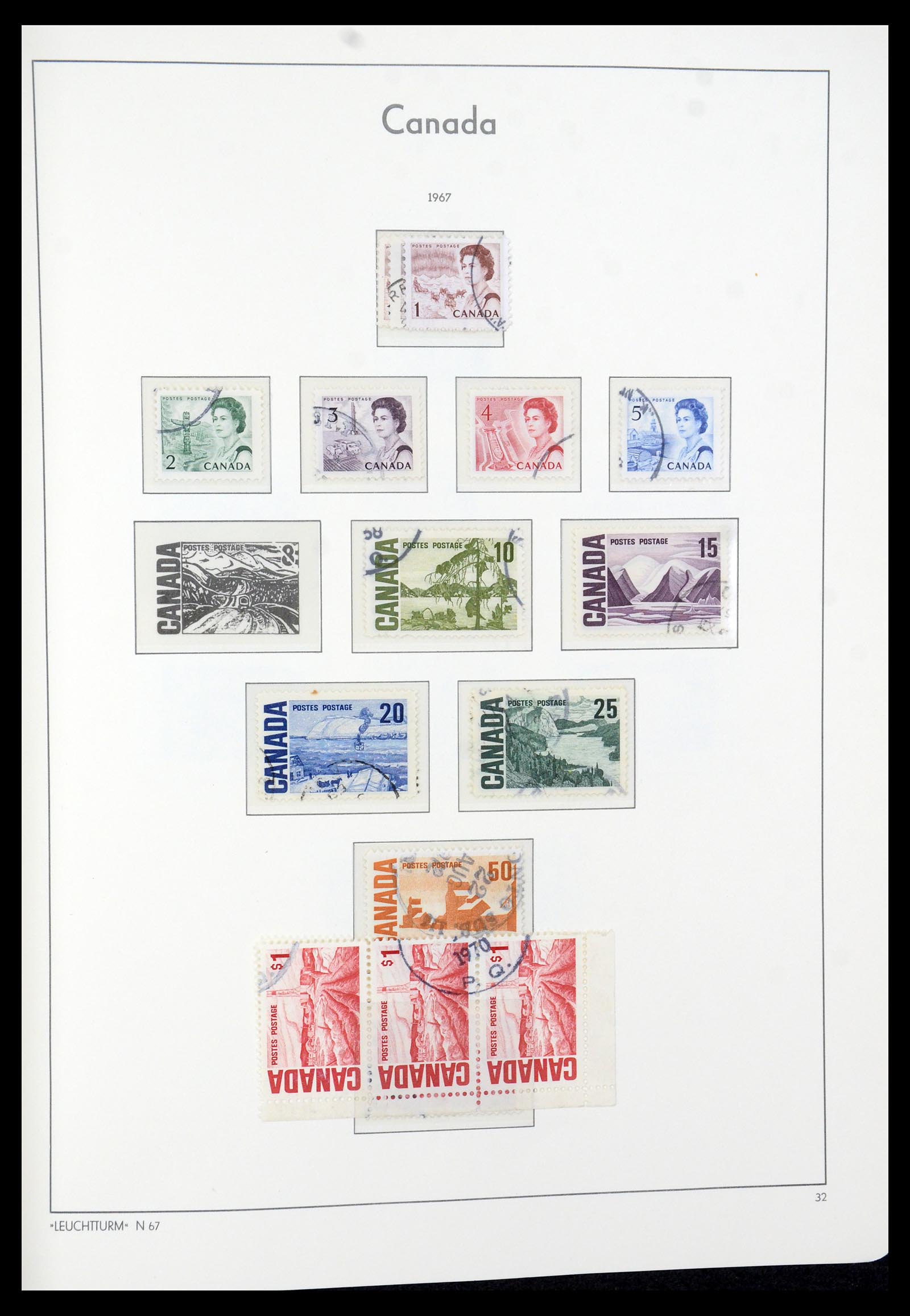 35579 041 - Postzegelverzameling 35579 Canada 1851-1982.