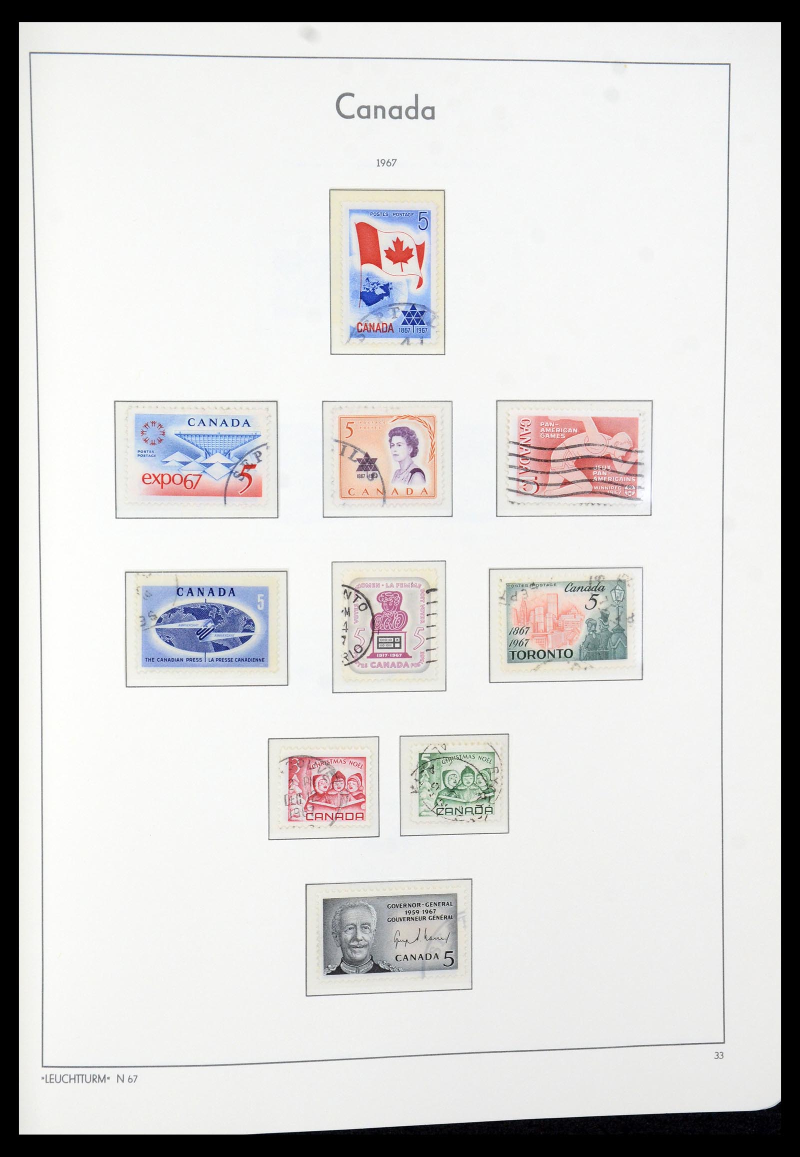 35579 042 - Postzegelverzameling 35579 Canada 1851-1982.