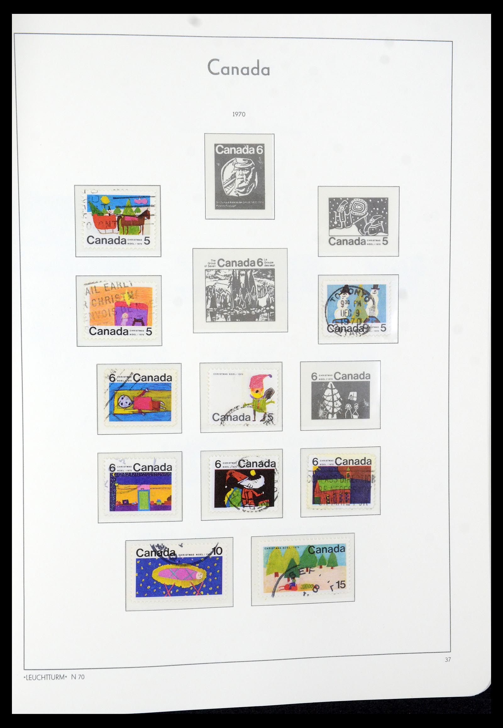 35579 048 - Postzegelverzameling 35579 Canada 1851-1982.