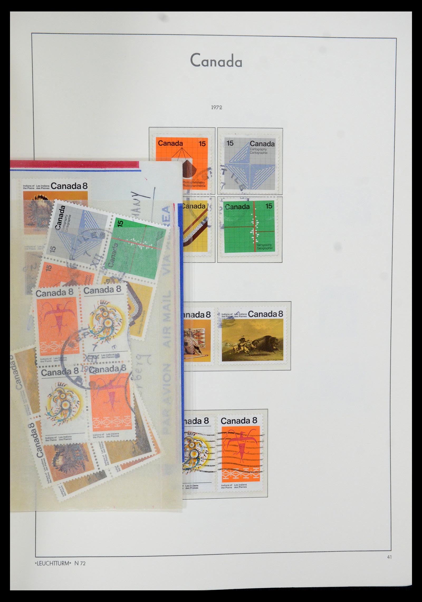 35579 058 - Postzegelverzameling 35579 Canada 1851-1982.