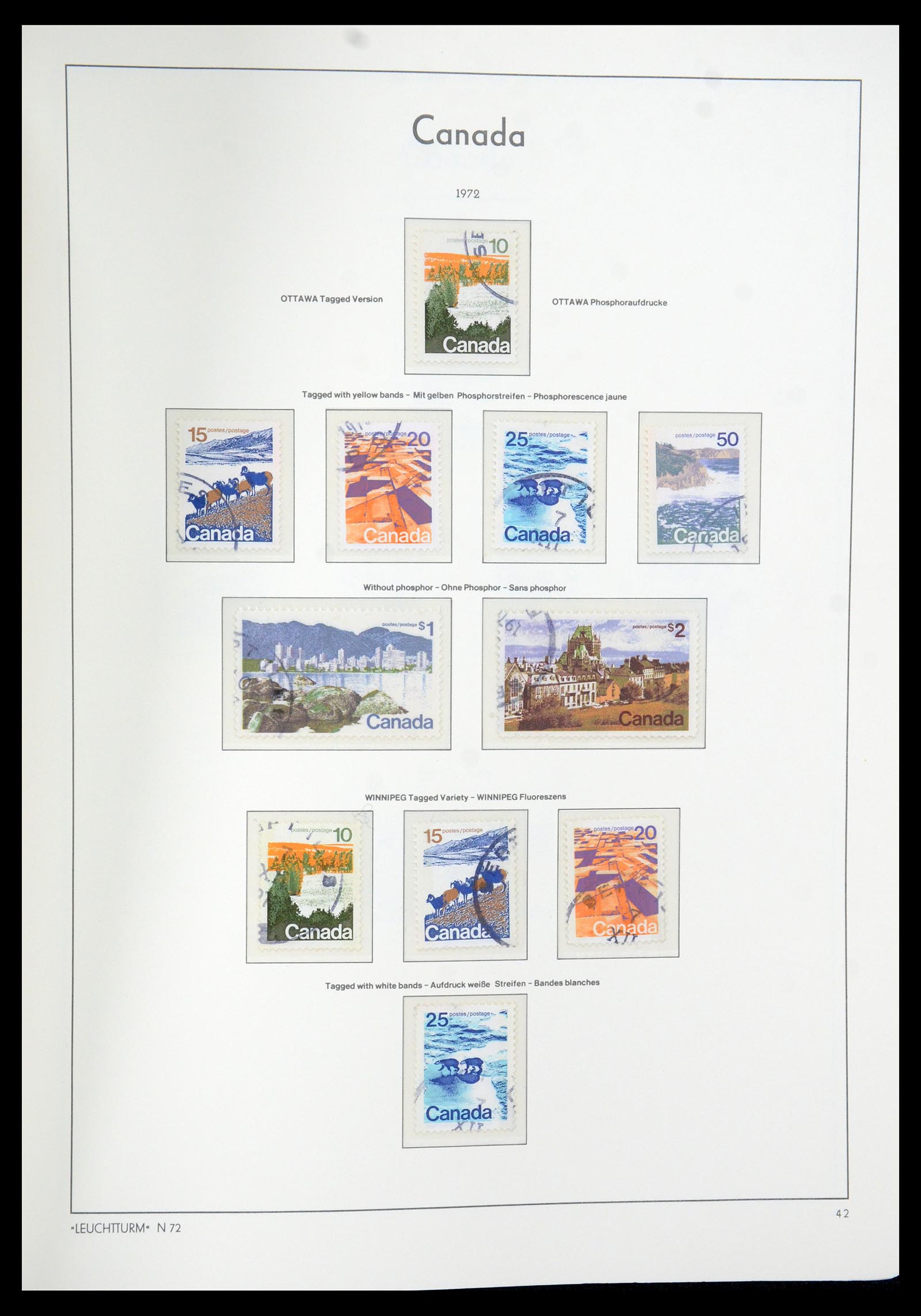 35579 060 - Postzegelverzameling 35579 Canada 1851-1982.