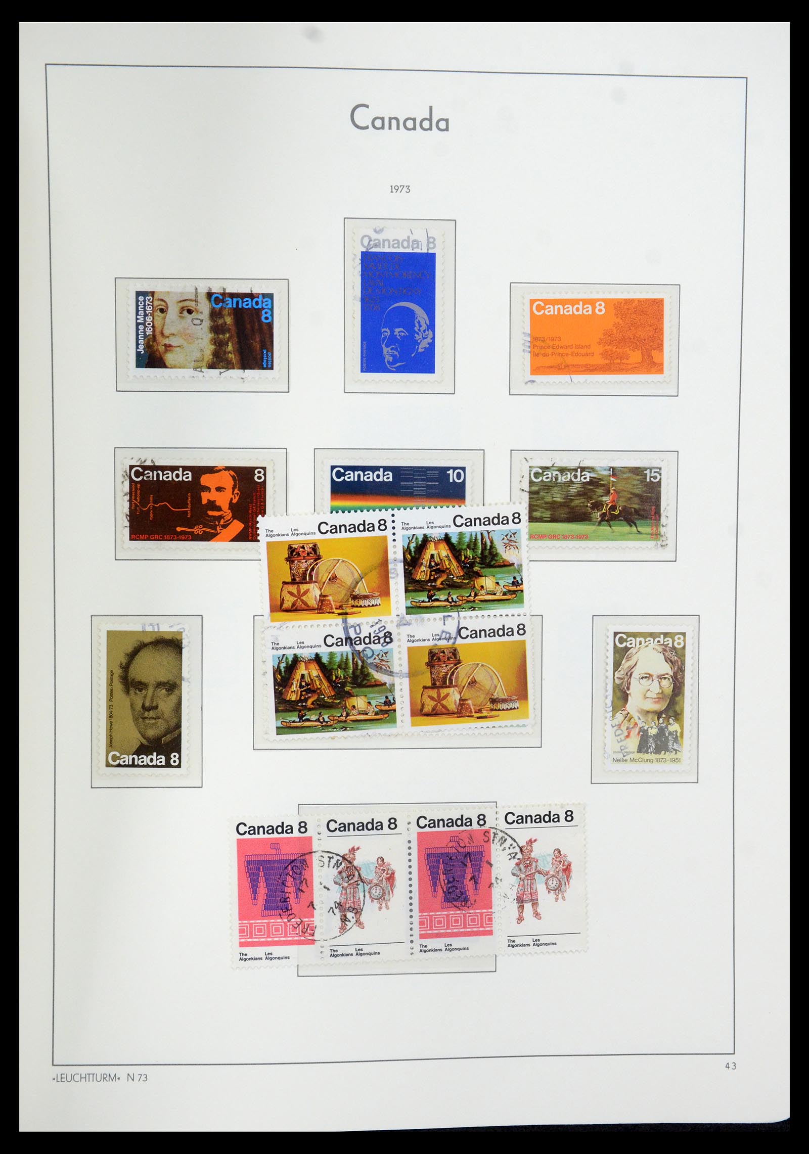 35579 062 - Postzegelverzameling 35579 Canada 1851-1982.