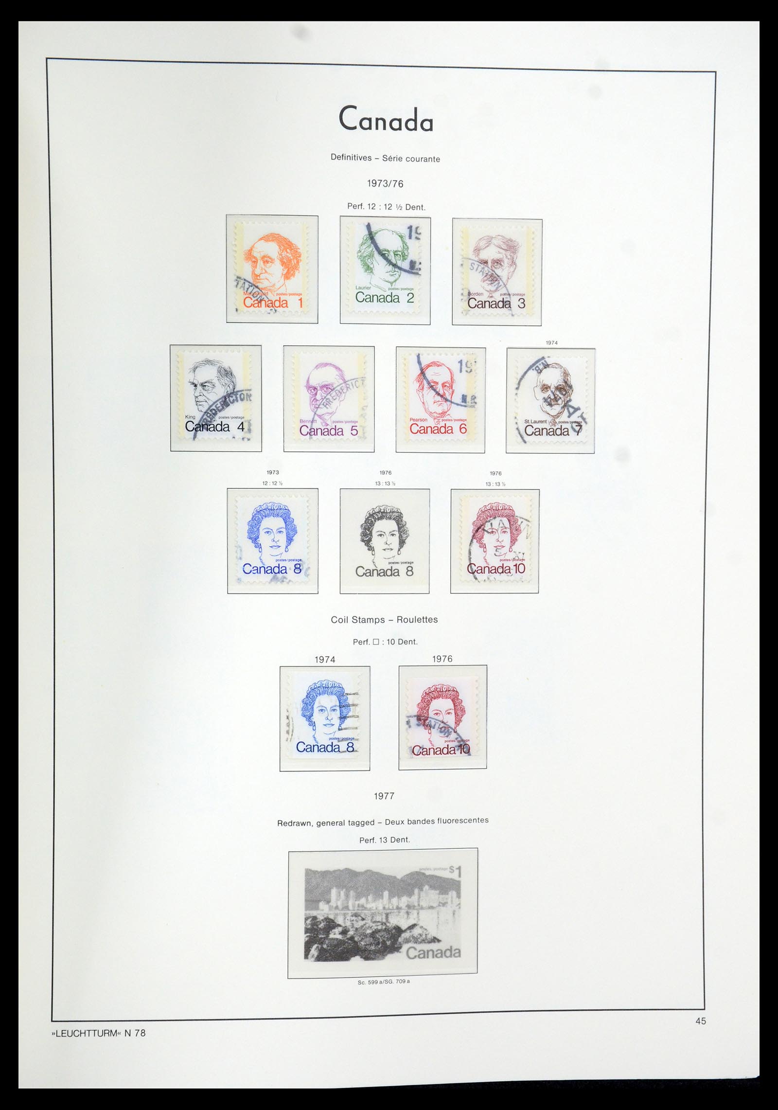 35579 064 - Postzegelverzameling 35579 Canada 1851-1982.