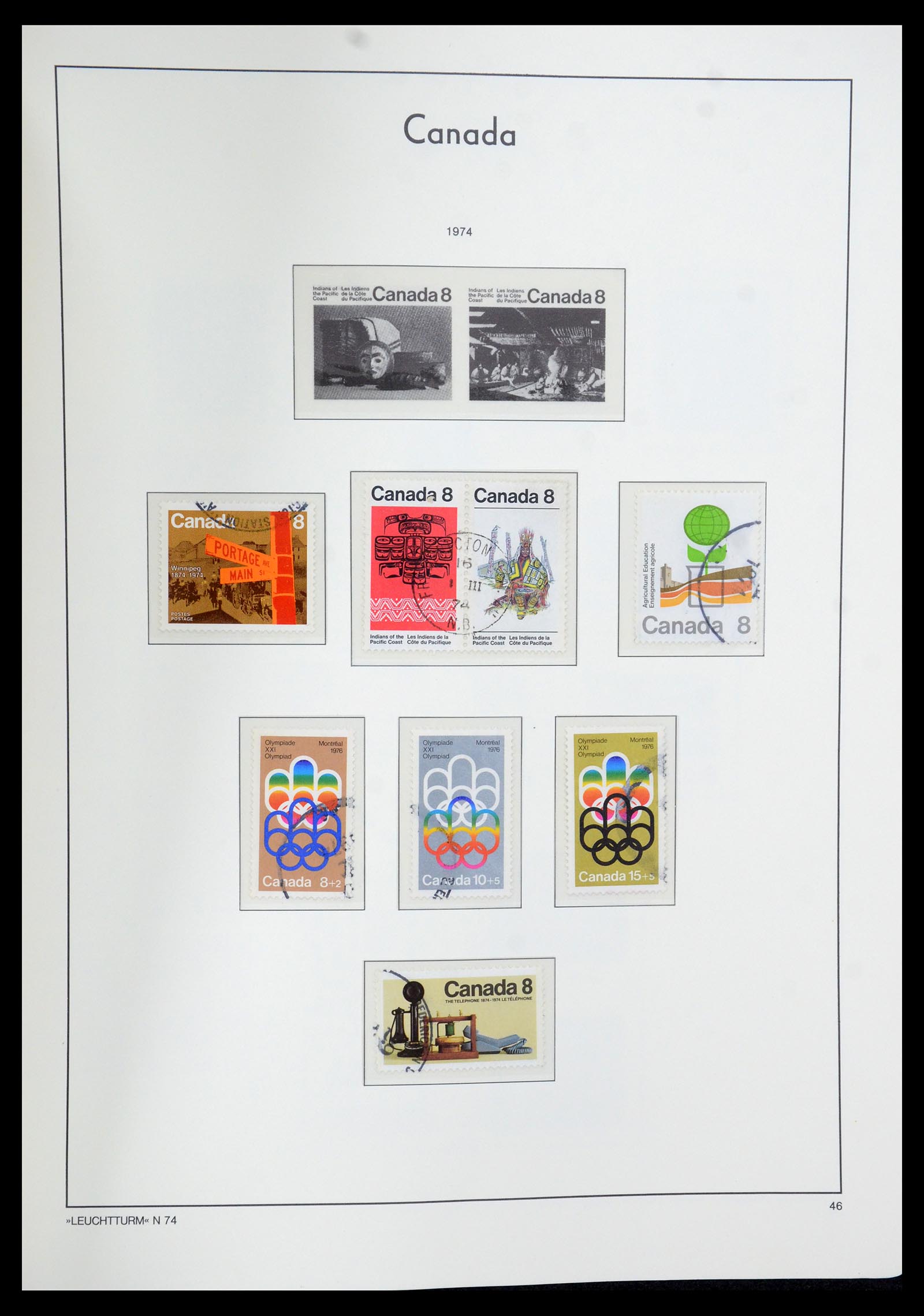 35579 065 - Postzegelverzameling 35579 Canada 1851-1982.