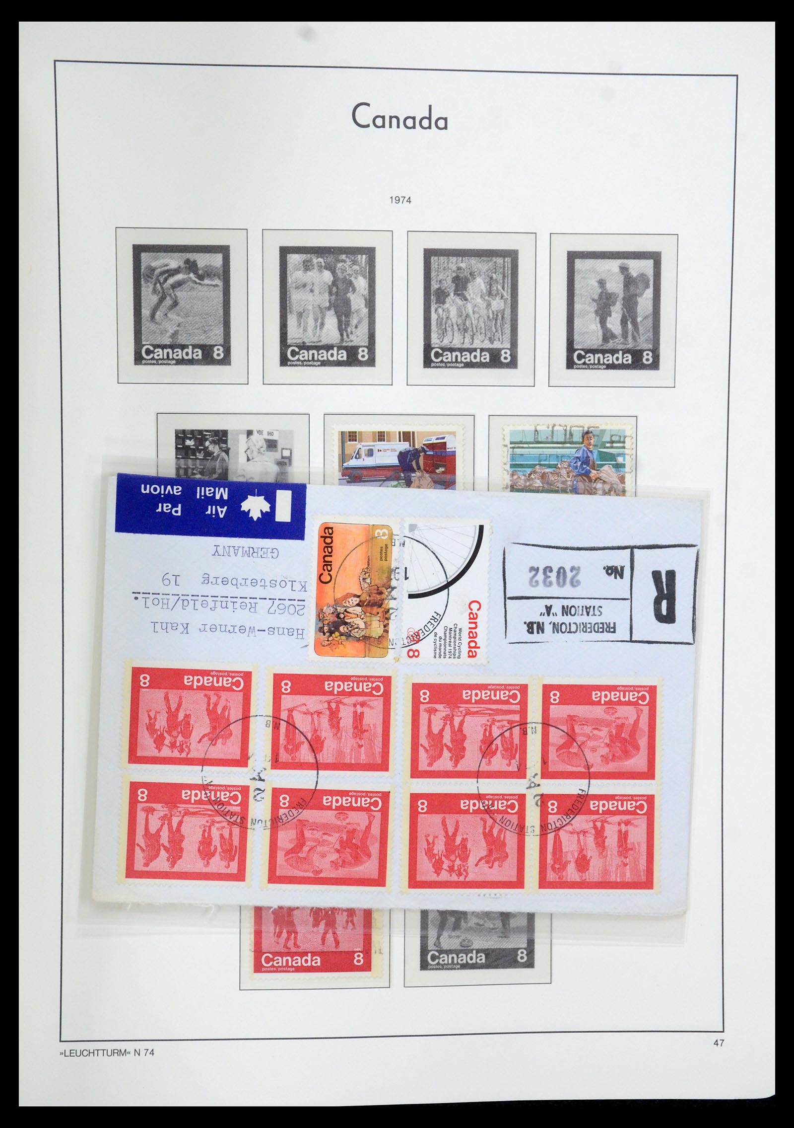 35579 067 - Postzegelverzameling 35579 Canada 1851-1982.