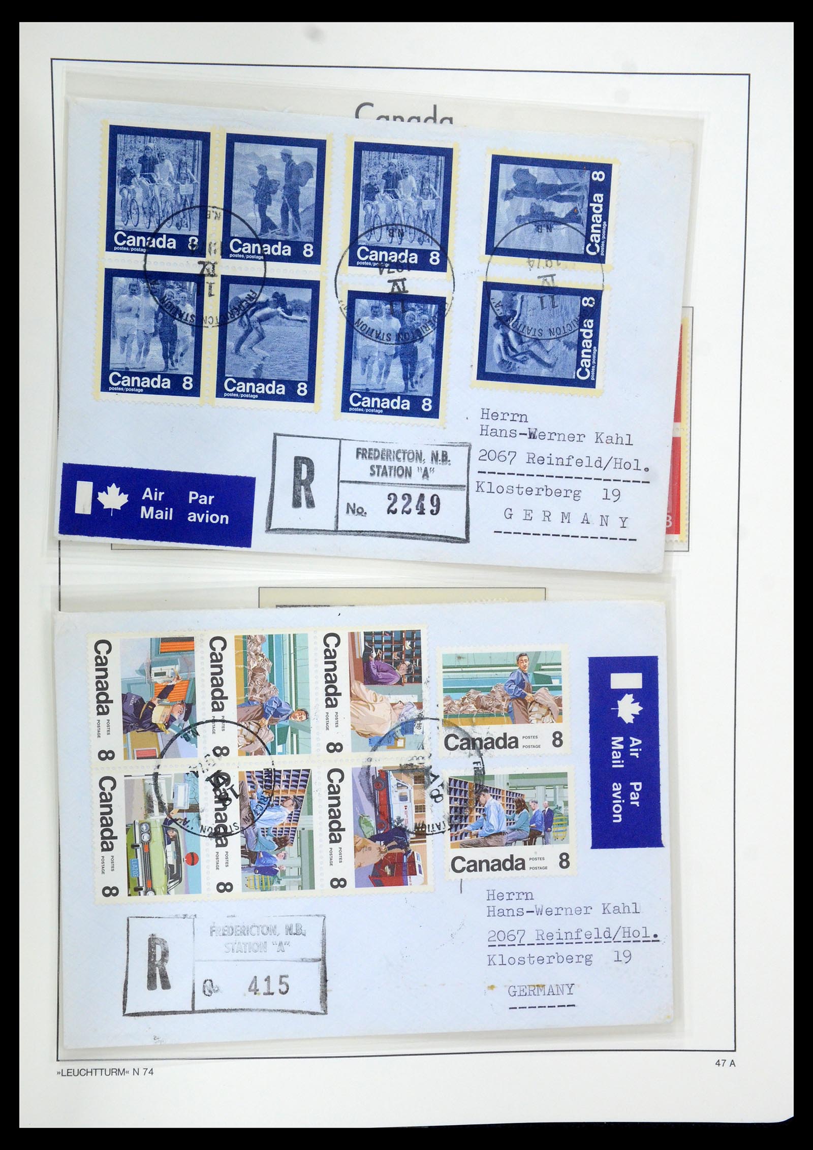 35579 069 - Postzegelverzameling 35579 Canada 1851-1982.