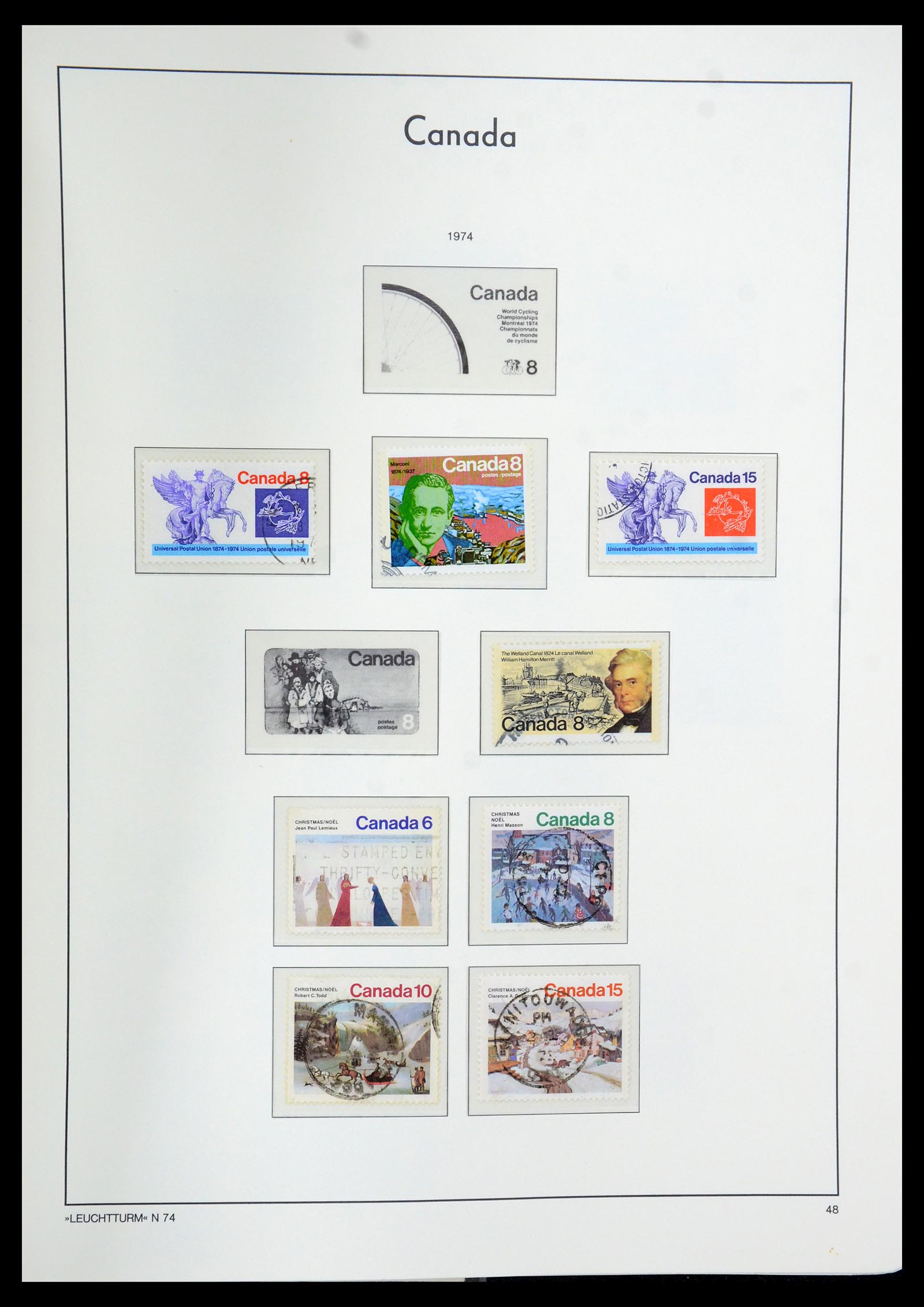 35579 070 - Postzegelverzameling 35579 Canada 1851-1982.