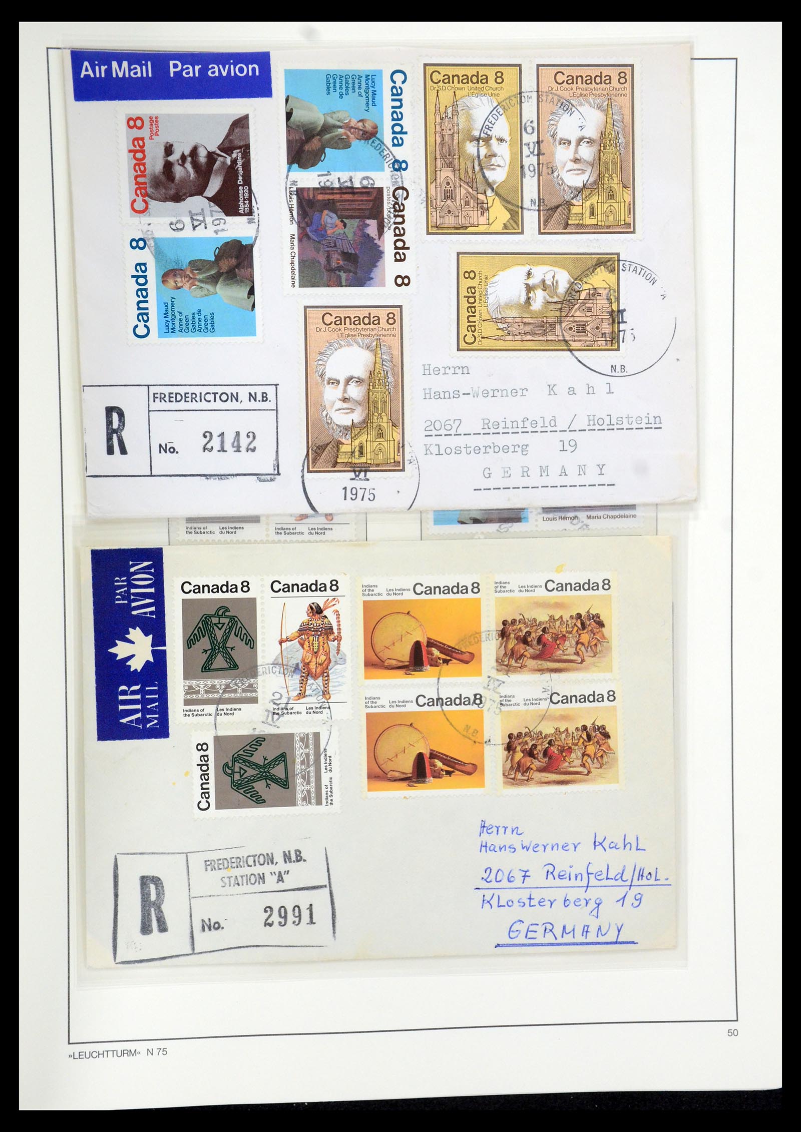 35579 075 - Stamp Collection 35579 Canada 1851-1982.