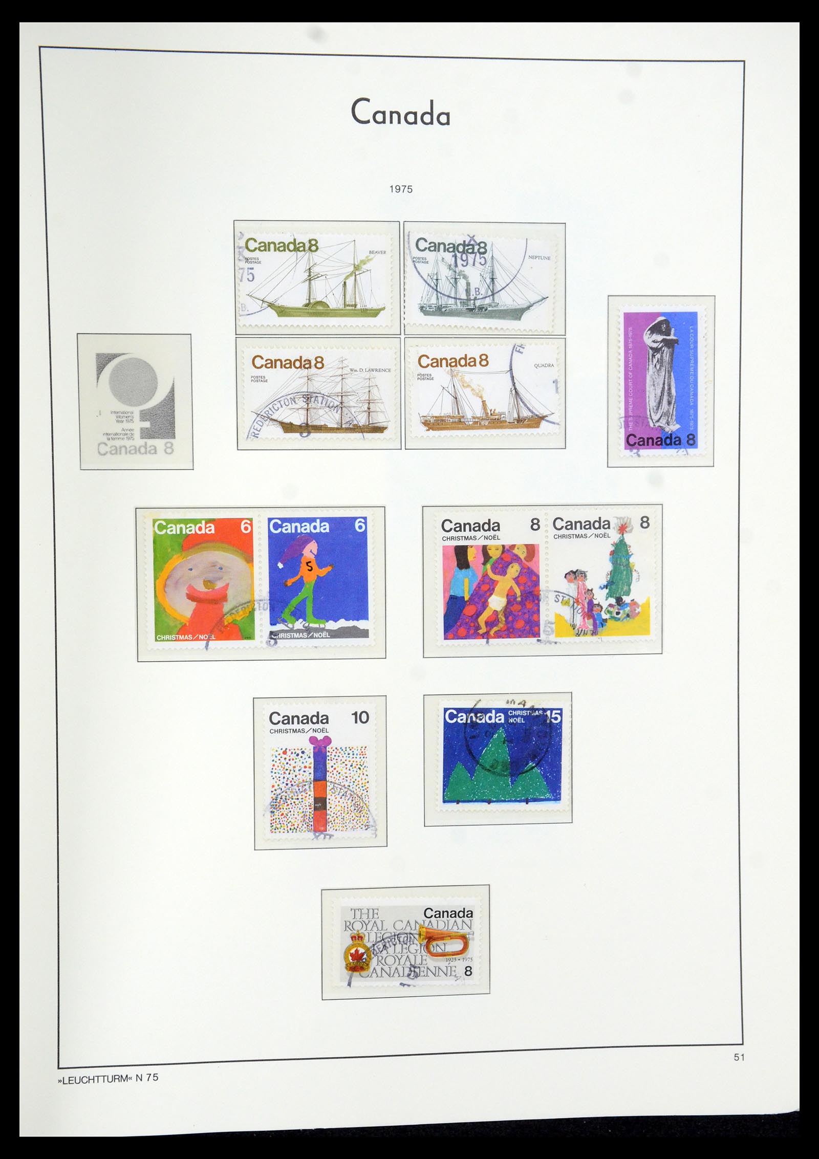 35579 077 - Postzegelverzameling 35579 Canada 1851-1982.