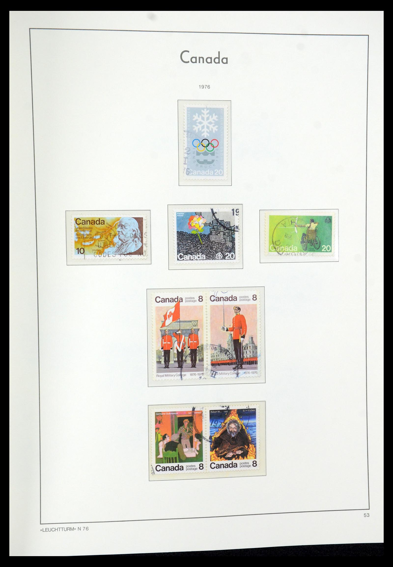 35579 080 - Postzegelverzameling 35579 Canada 1851-1982.
