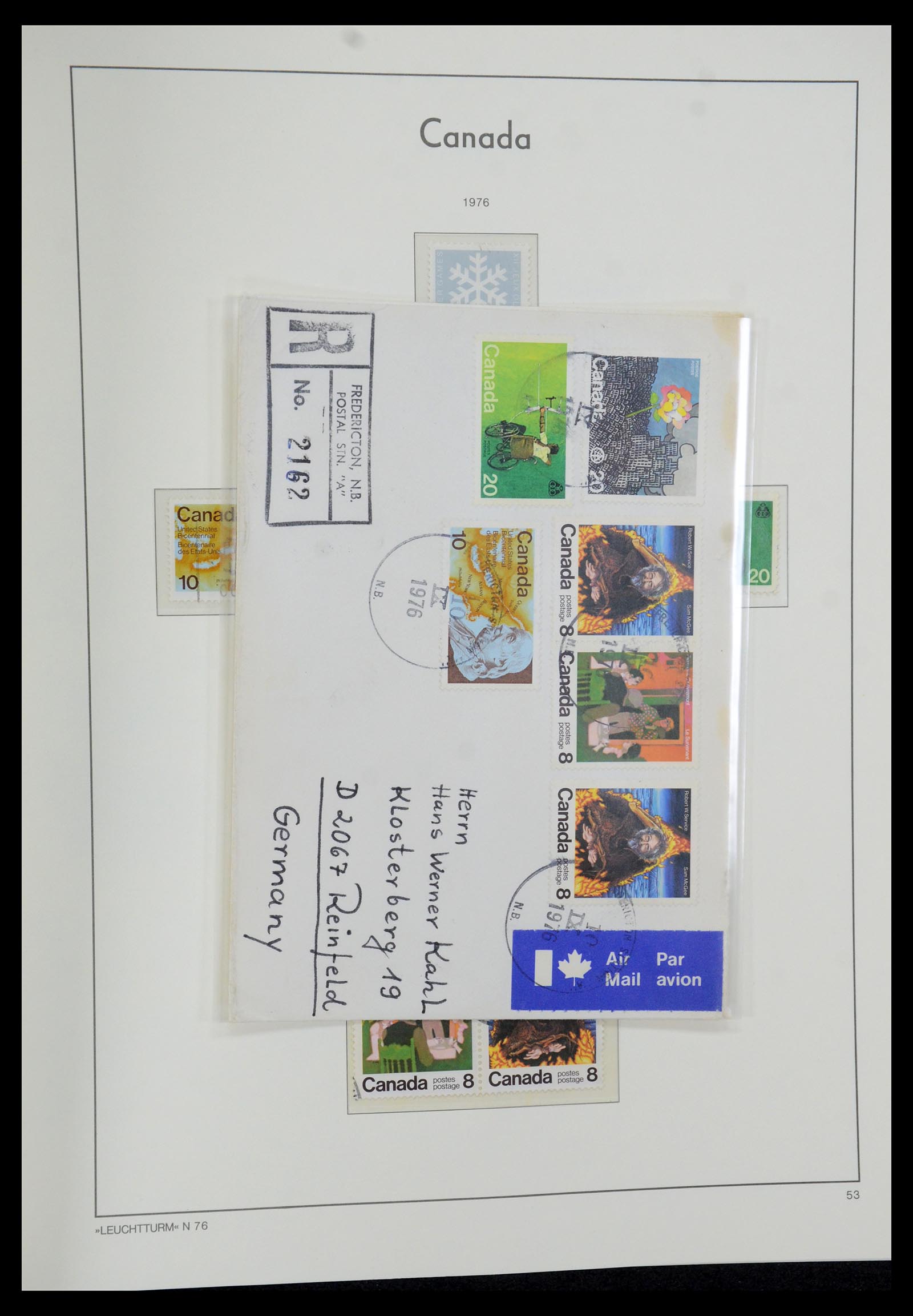 35579 081 - Postzegelverzameling 35579 Canada 1851-1982.