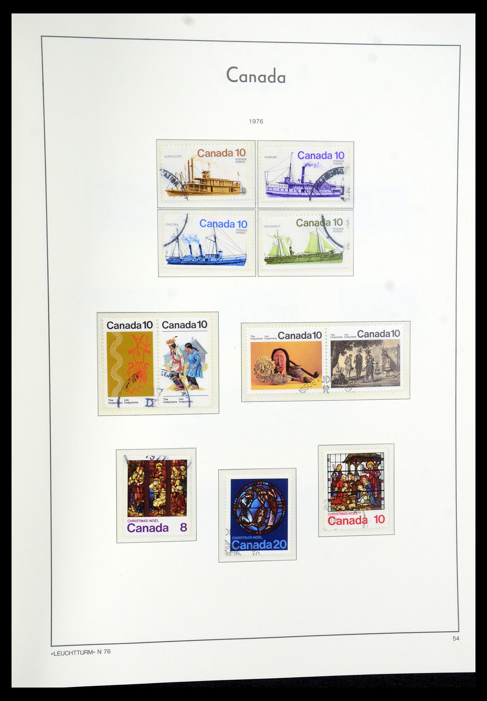 35579 082 - Postzegelverzameling 35579 Canada 1851-1982.