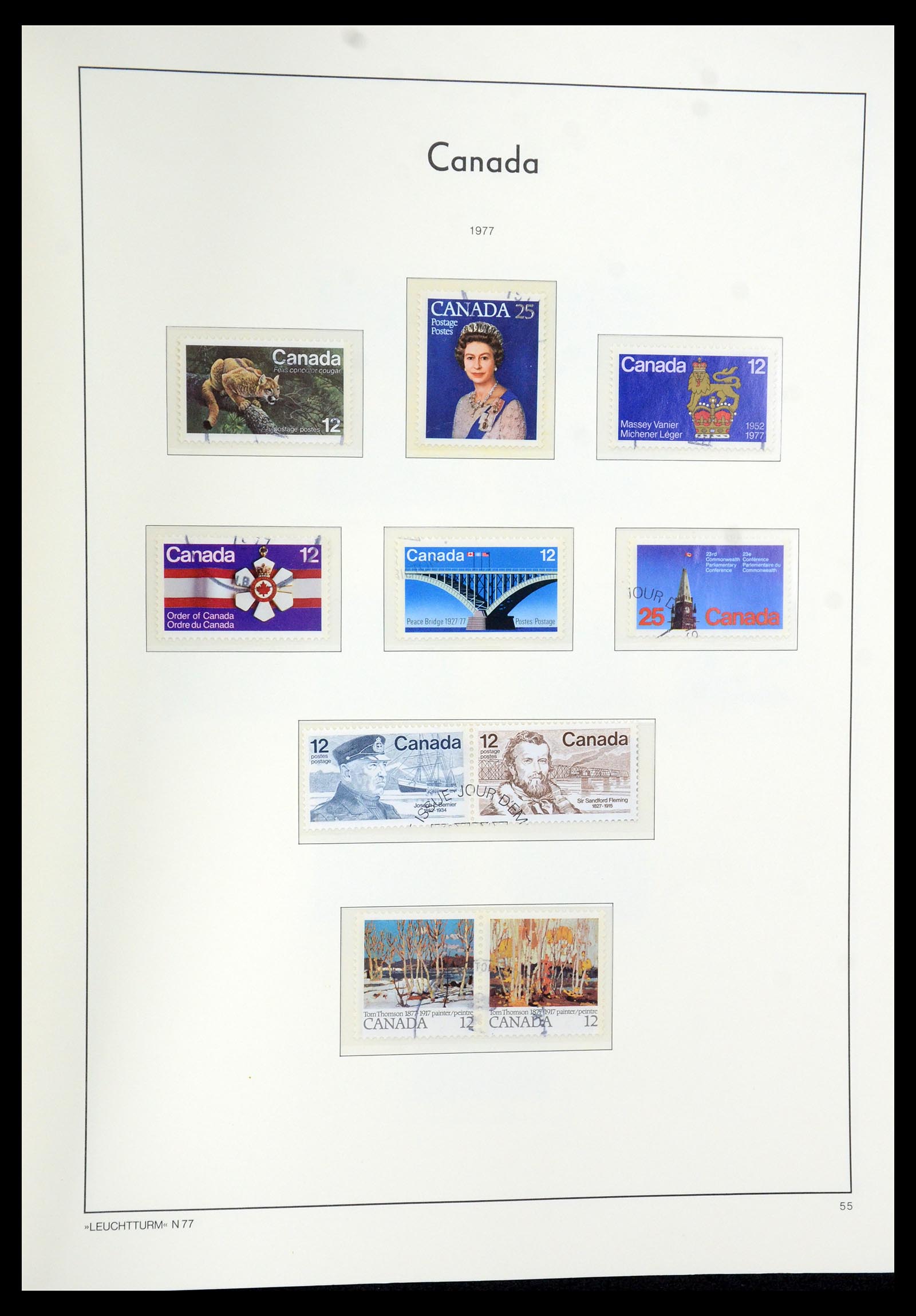 35579 084 - Postzegelverzameling 35579 Canada 1851-1982.