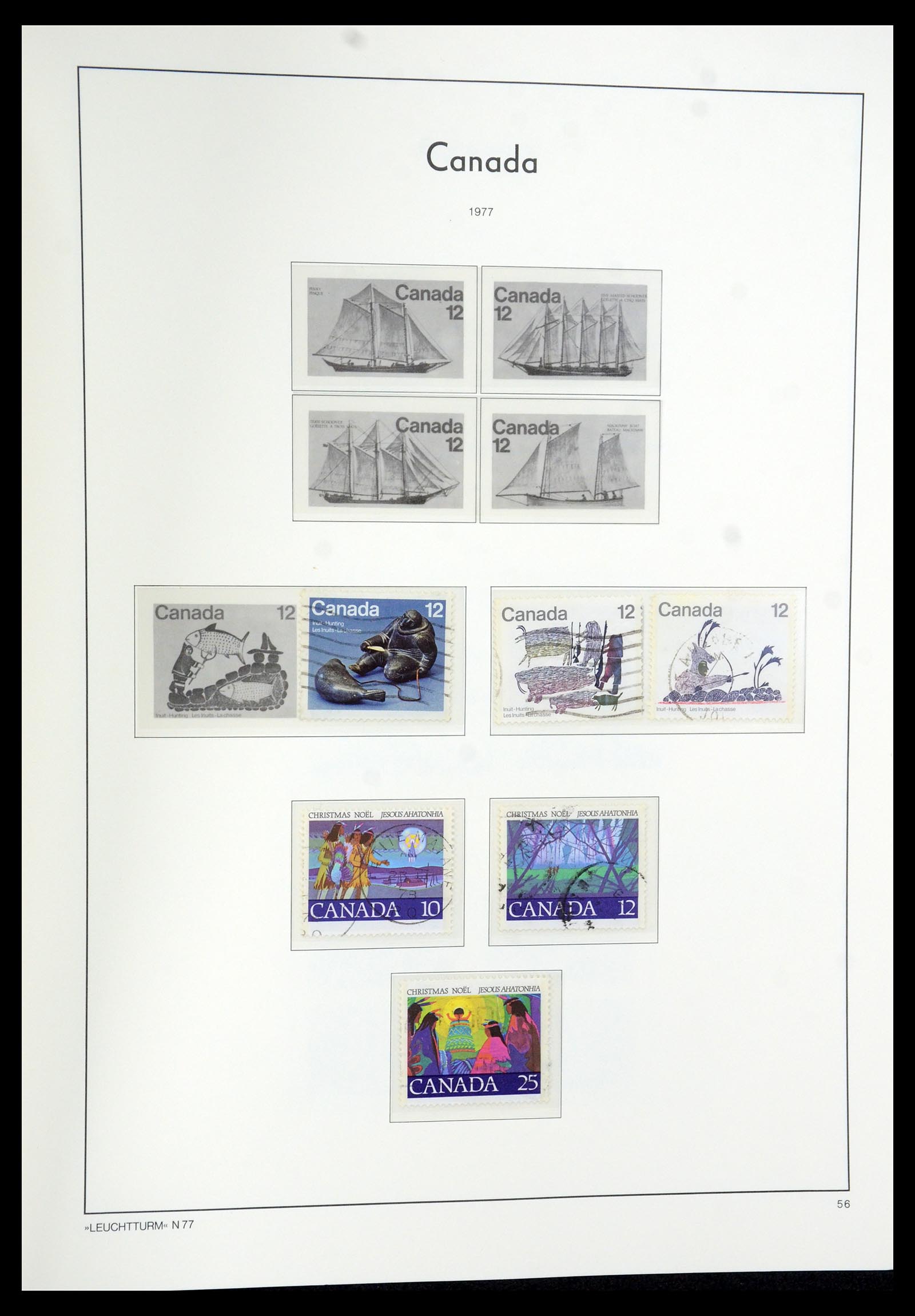 35579 085 - Postzegelverzameling 35579 Canada 1851-1982.
