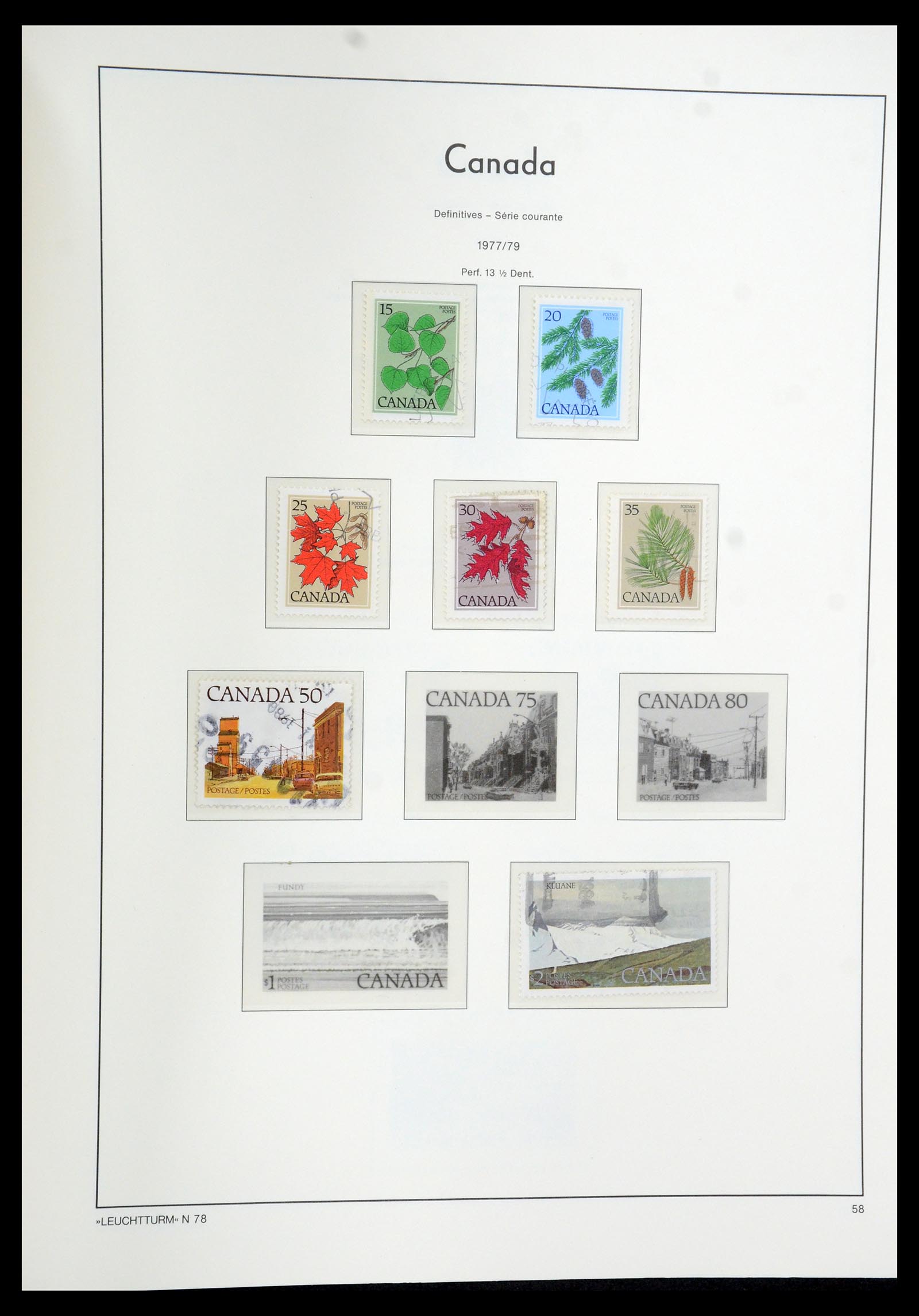 35579 089 - Postzegelverzameling 35579 Canada 1851-1982.