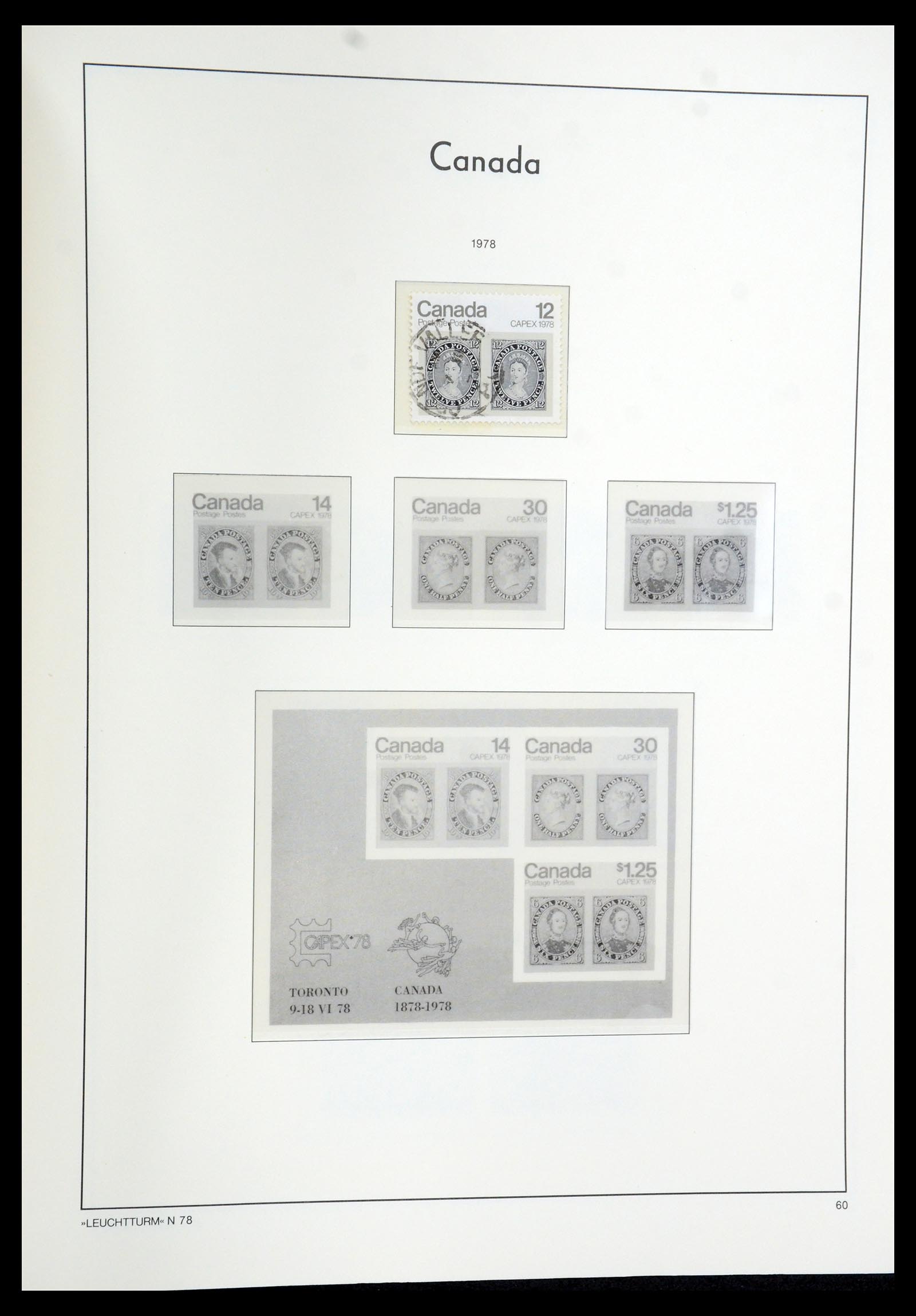 35579 093 - Postzegelverzameling 35579 Canada 1851-1982.