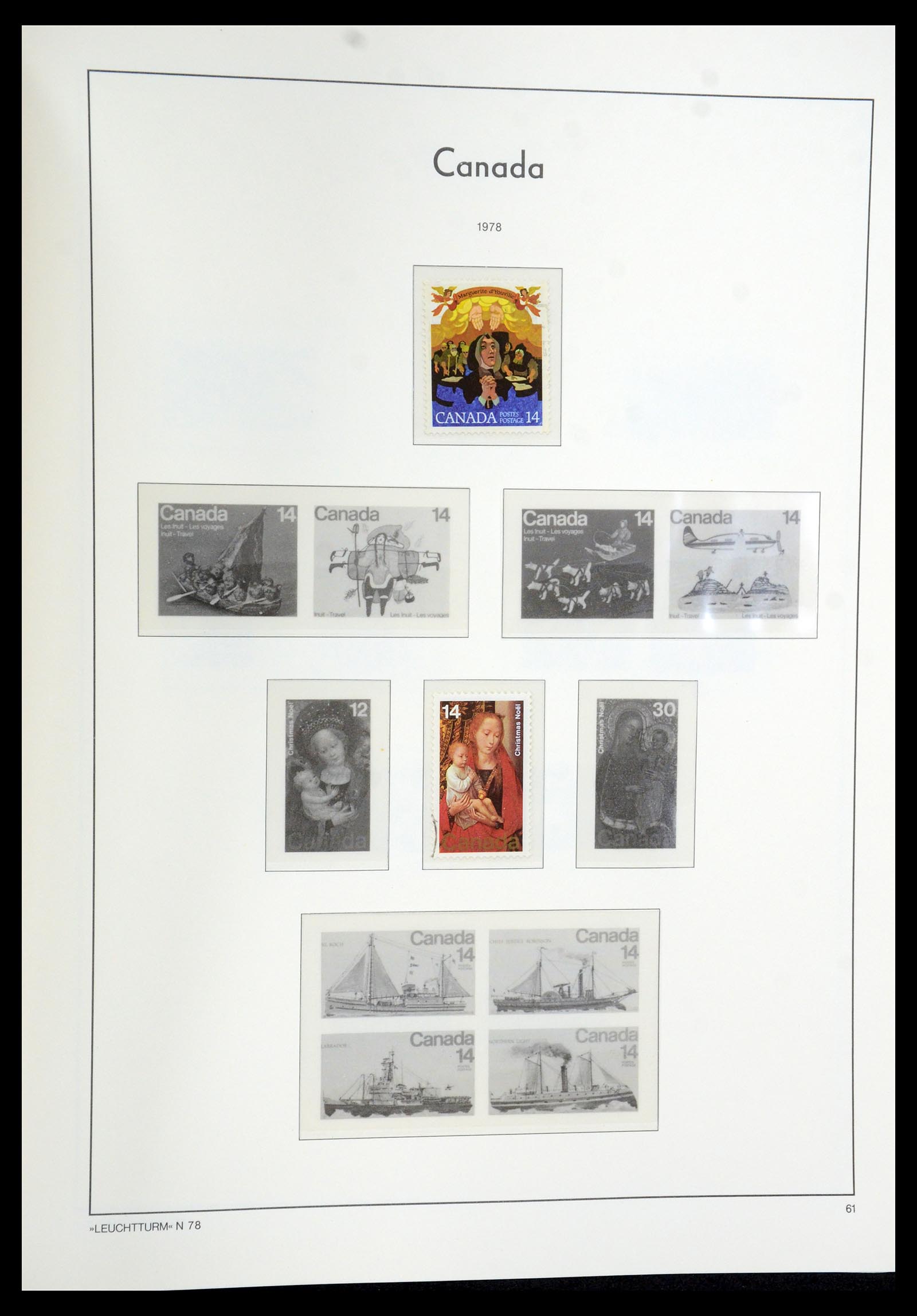 35579 094 - Postzegelverzameling 35579 Canada 1851-1982.