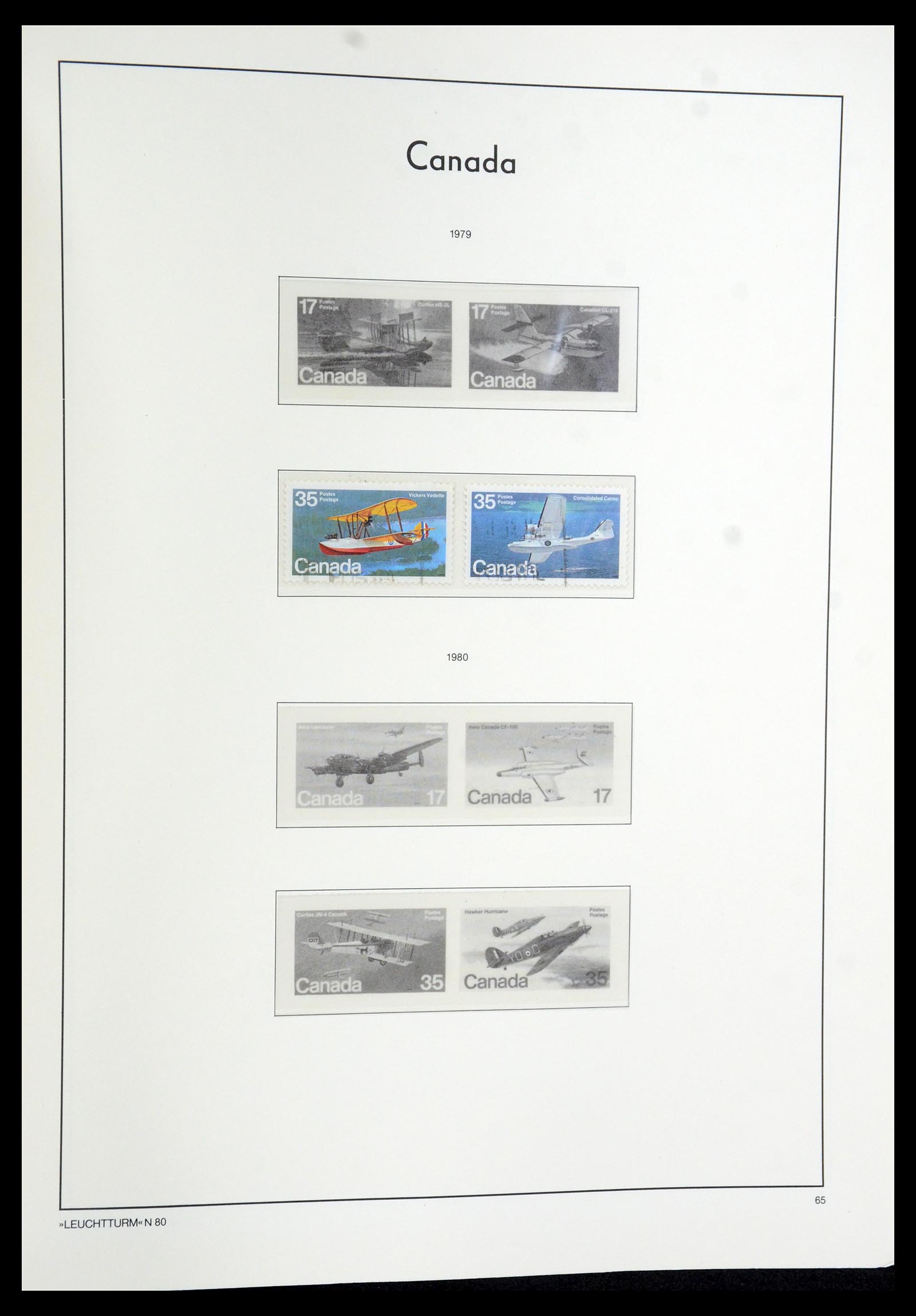 35579 097 - Postzegelverzameling 35579 Canada 1851-1982.