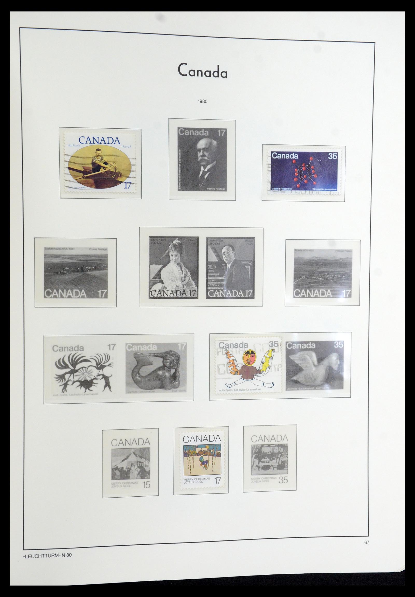 35579 099 - Postzegelverzameling 35579 Canada 1851-1982.