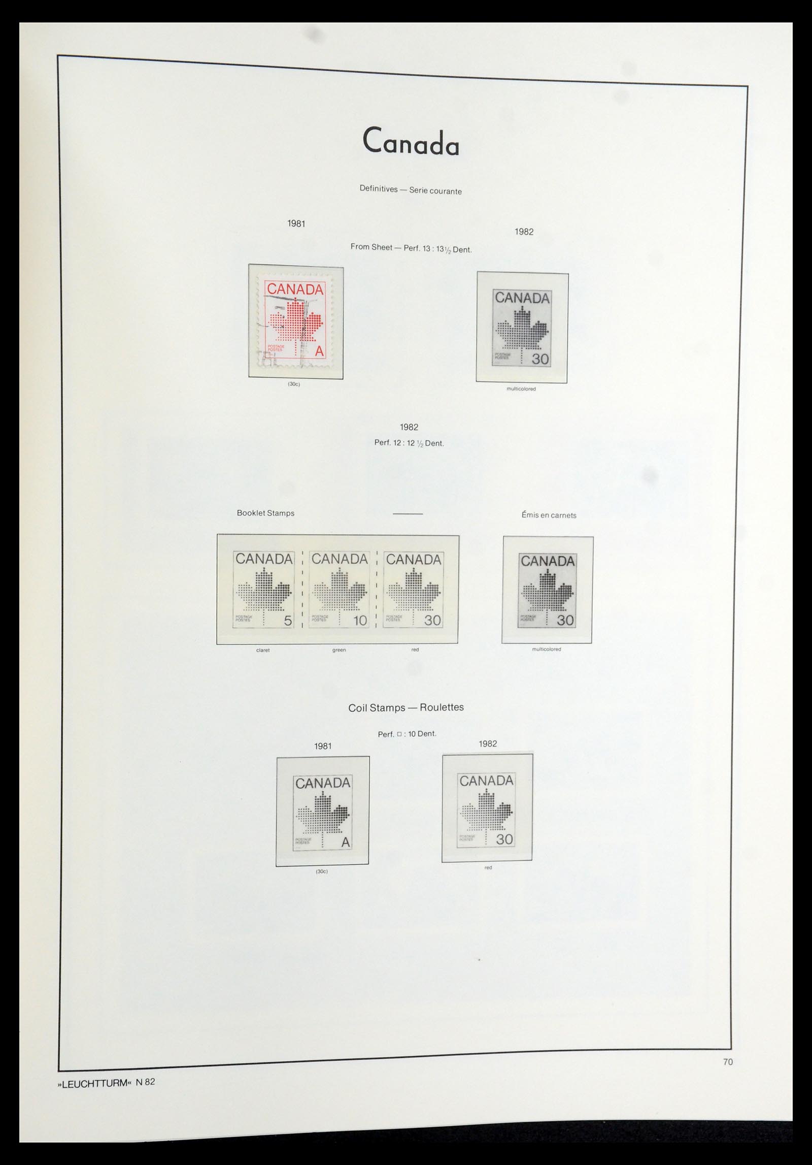 35579 101 - Stamp Collection 35579 Canada 1851-1982.