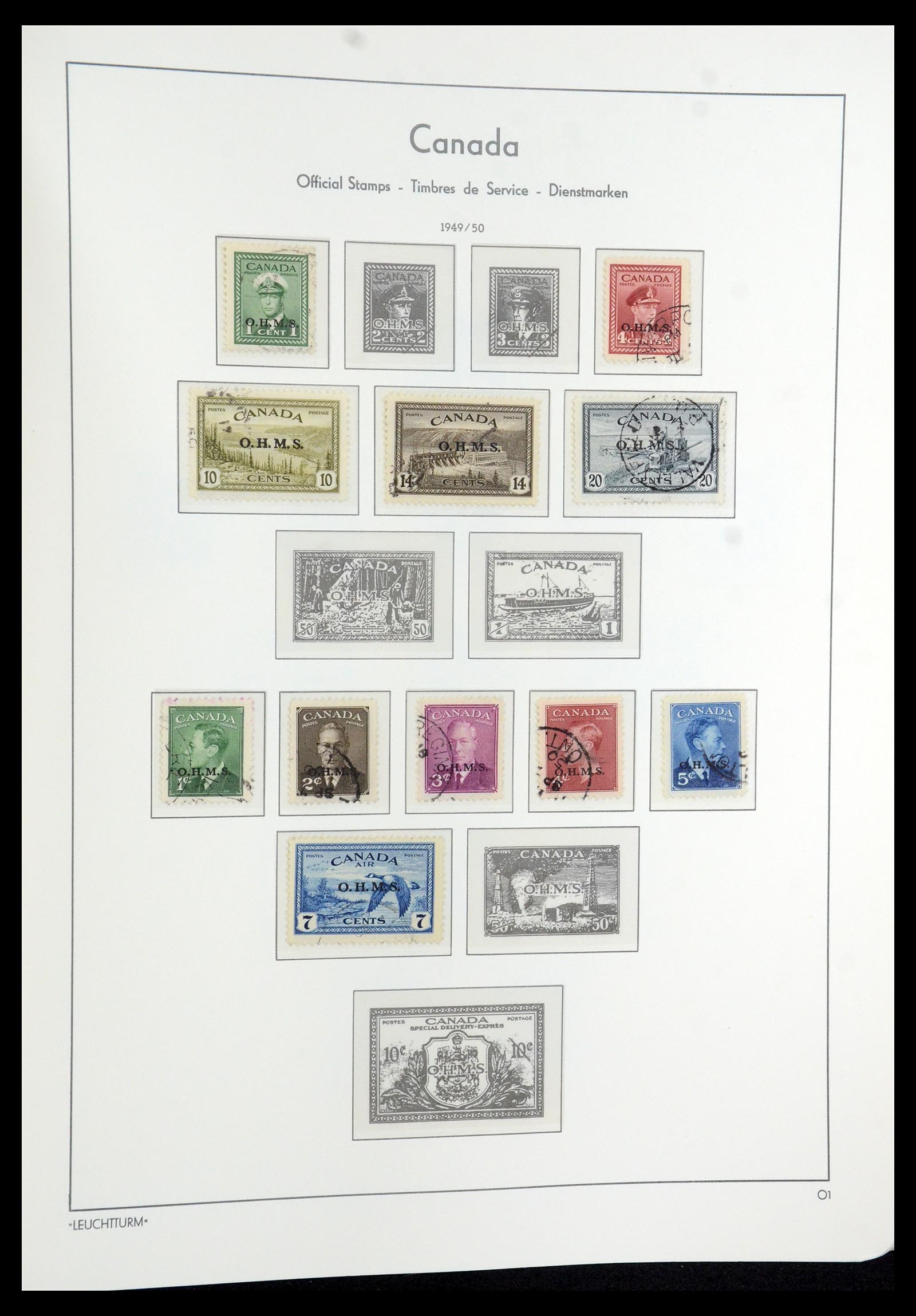 35579 107 - Postzegelverzameling 35579 Canada 1851-1982.