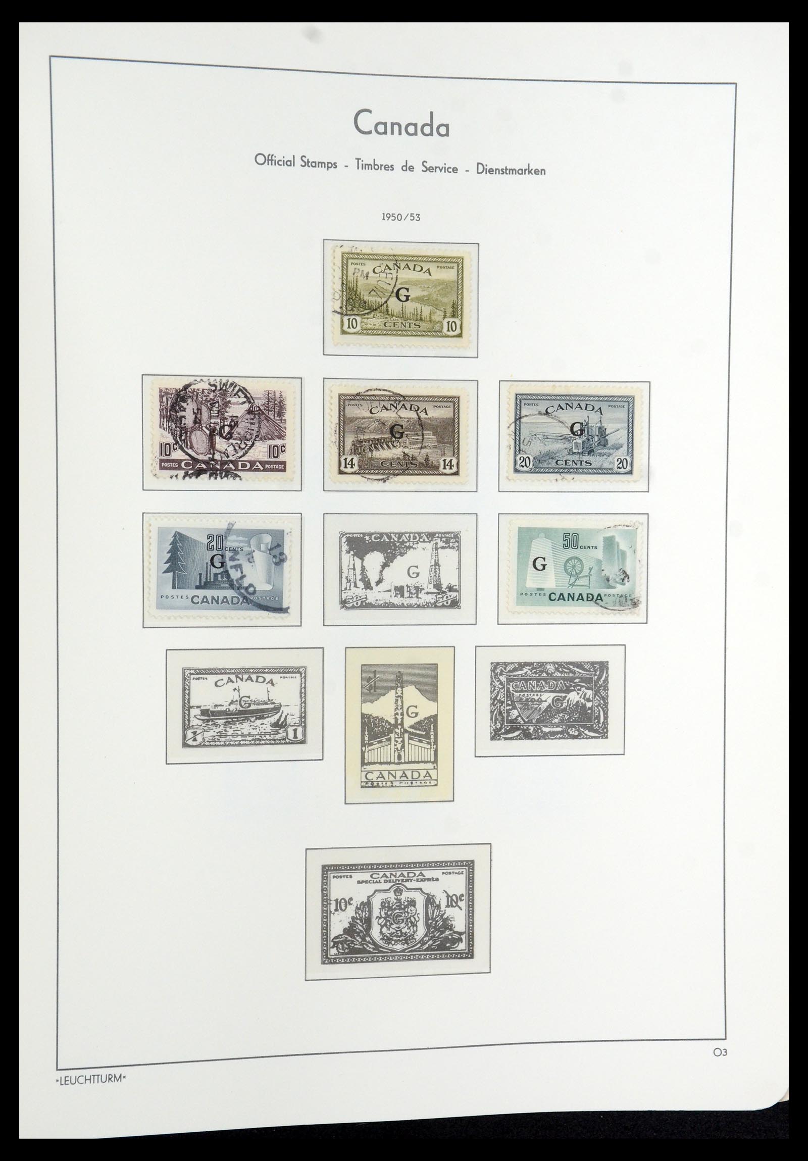 35579 109 - Postzegelverzameling 35579 Canada 1851-1982.