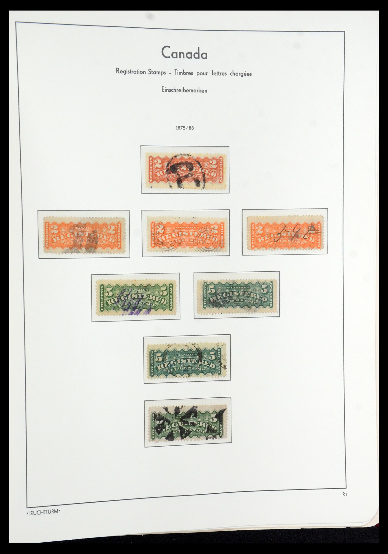 35579 114 - Stamp Collection 35579 Canada 1851-1982.