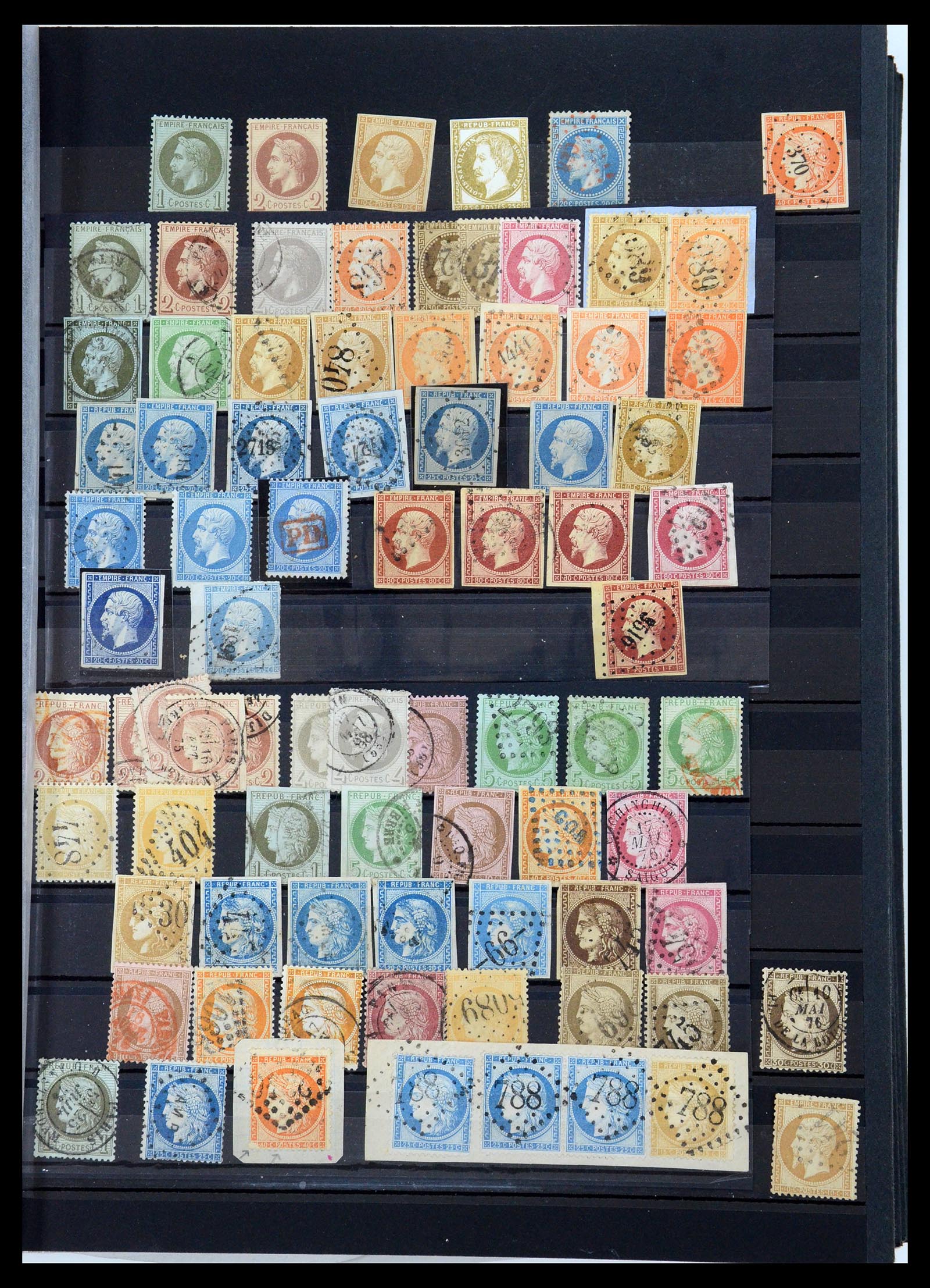 35580 001 - Postzegelverzameling 35580 Frankrijk 1849-1960.