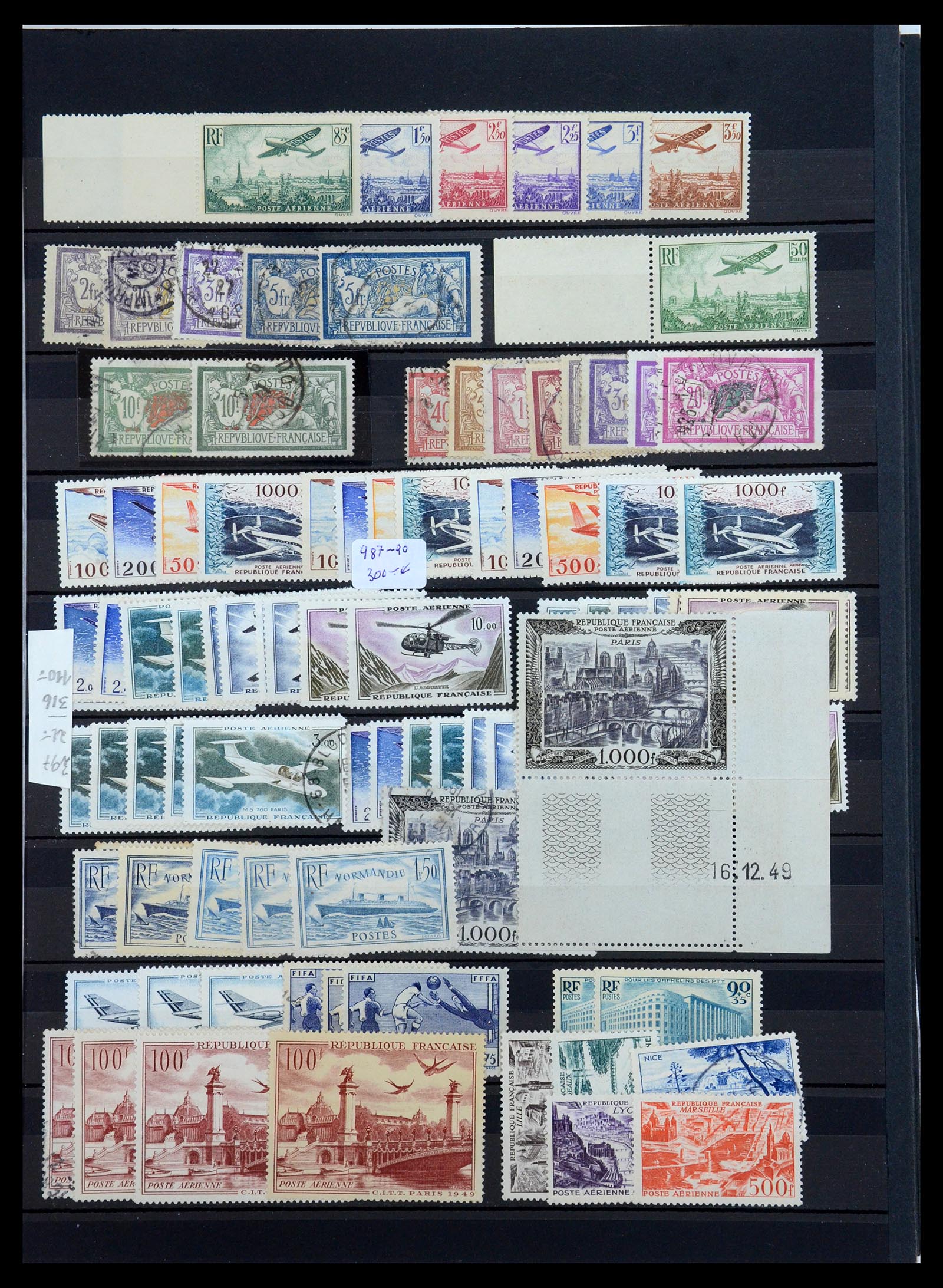 35580 005 - Postzegelverzameling 35580 Frankrijk 1849-1960.