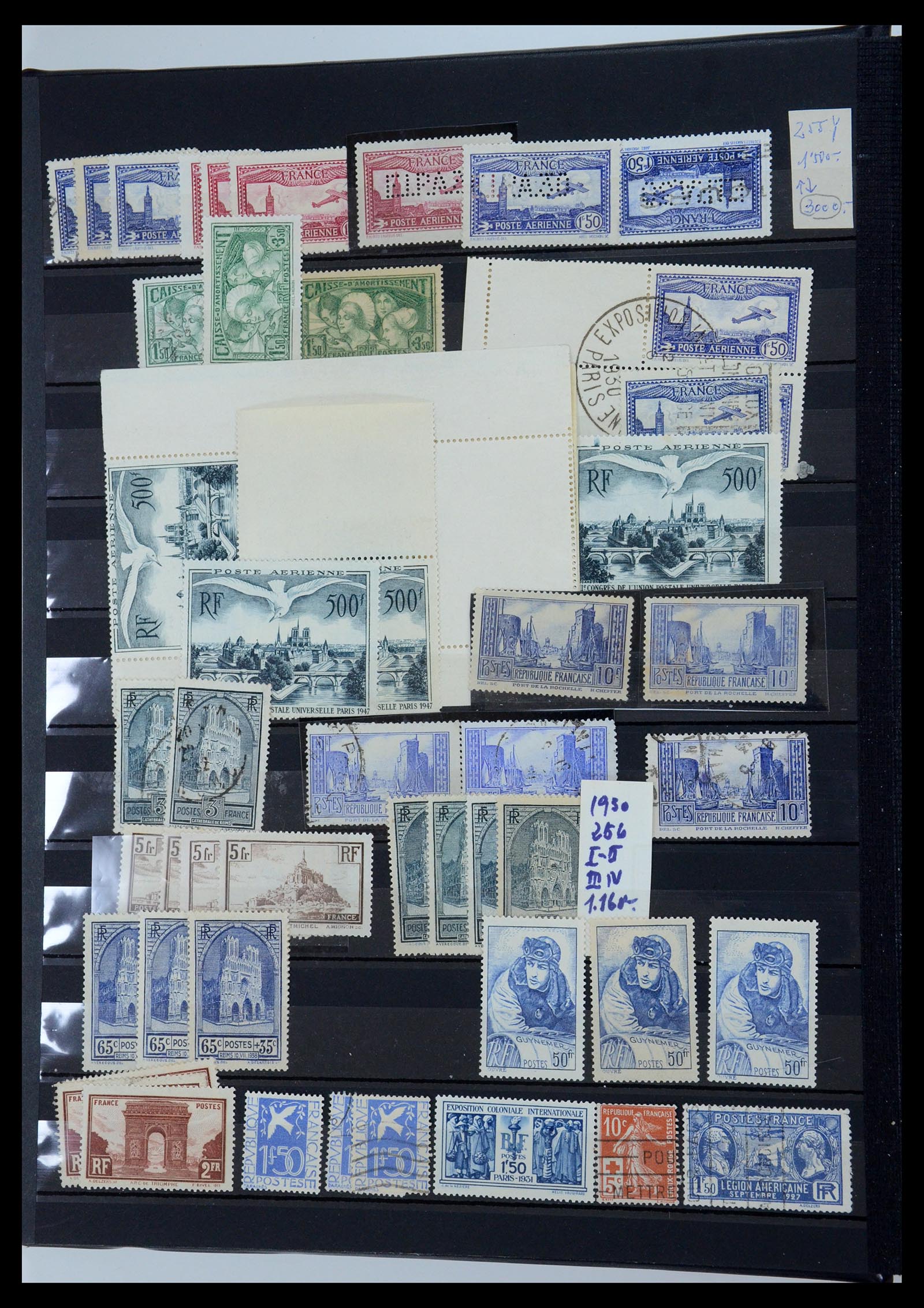 35580 006 - Postzegelverzameling 35580 Frankrijk 1849-1960.