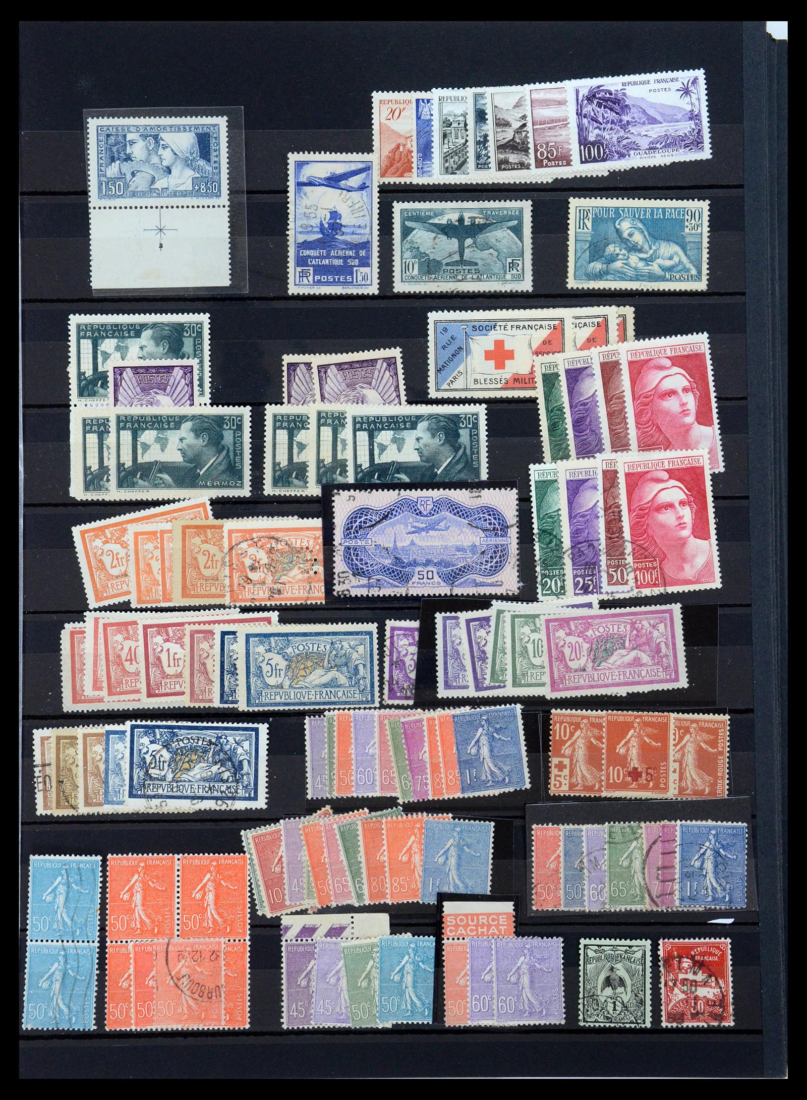 35580 007 - Postzegelverzameling 35580 Frankrijk 1849-1960.