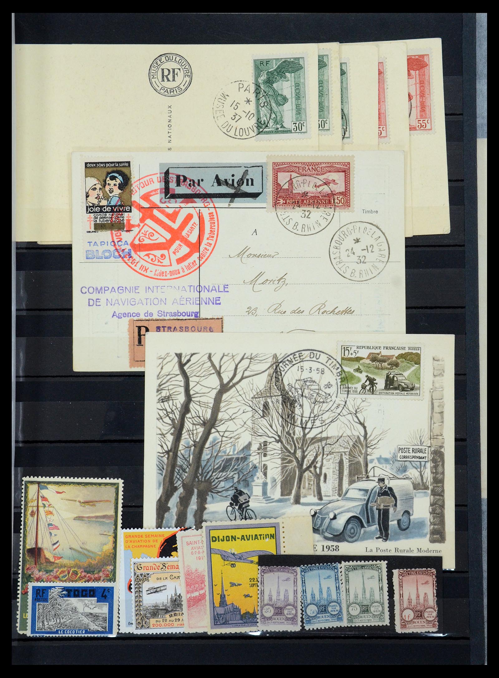 35580 015 - Postzegelverzameling 35580 Frankrijk 1849-1960.