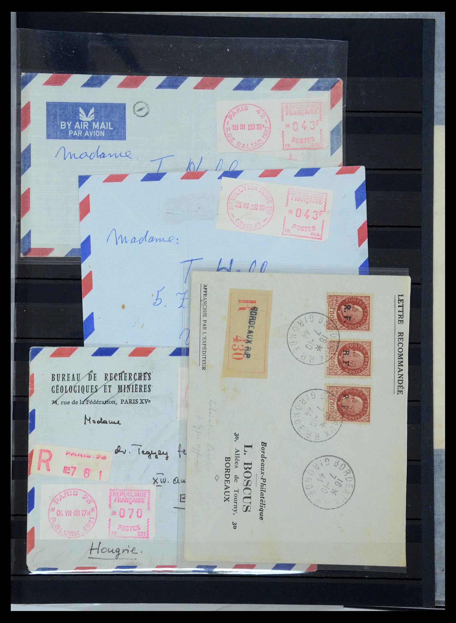 35580 017 - Postzegelverzameling 35580 Frankrijk 1849-1960.