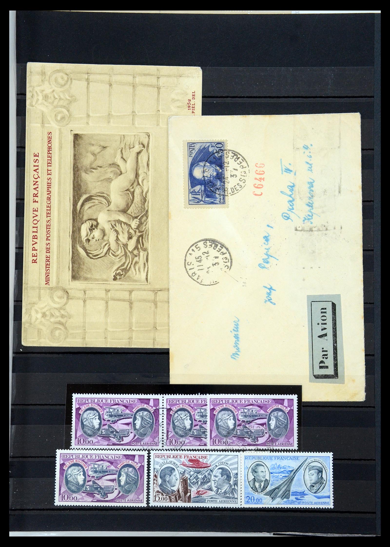 35580 019 - Postzegelverzameling 35580 Frankrijk 1849-1960.