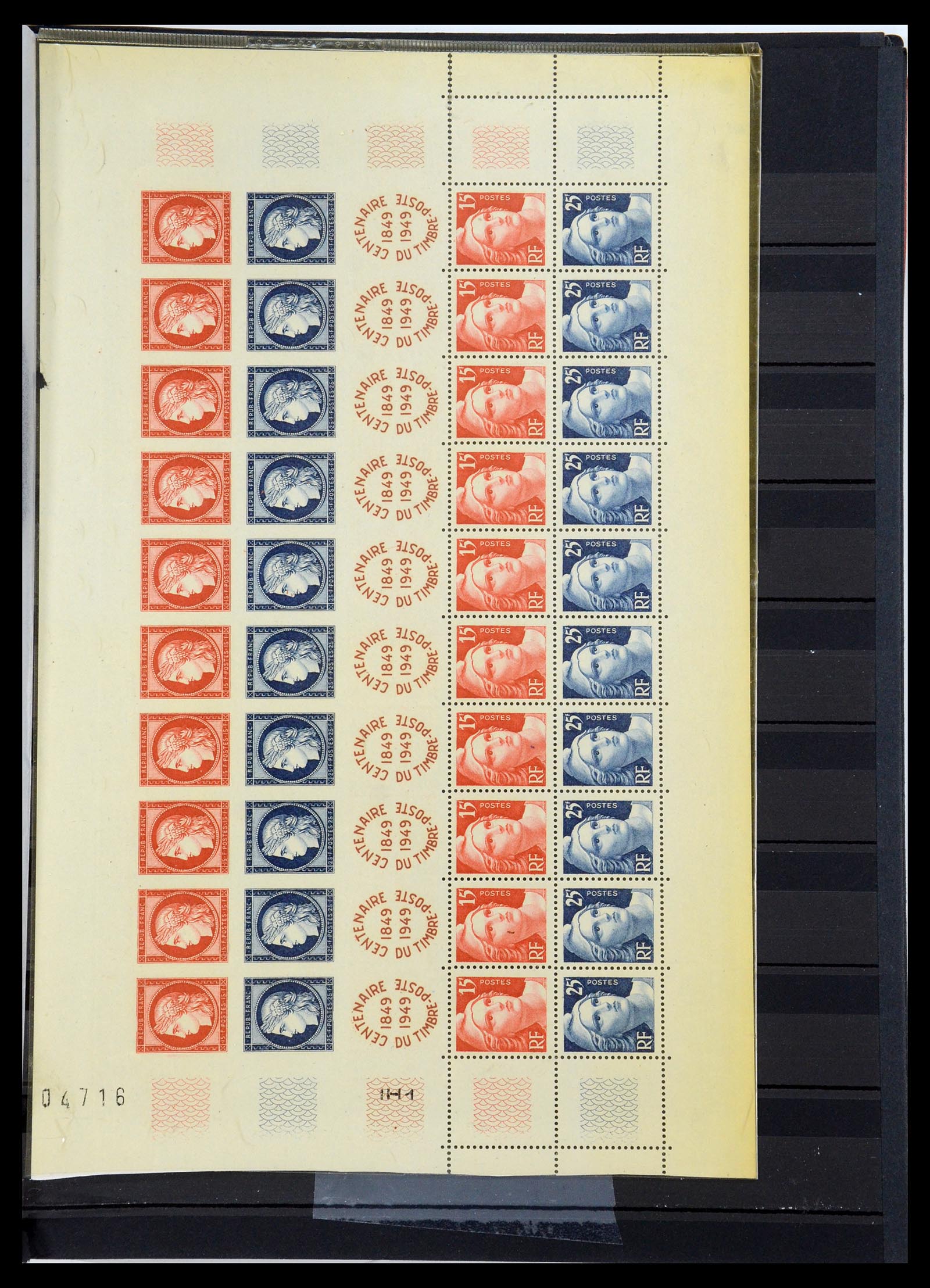35580 025 - Stamp Collection 35580 France 1849-1960.