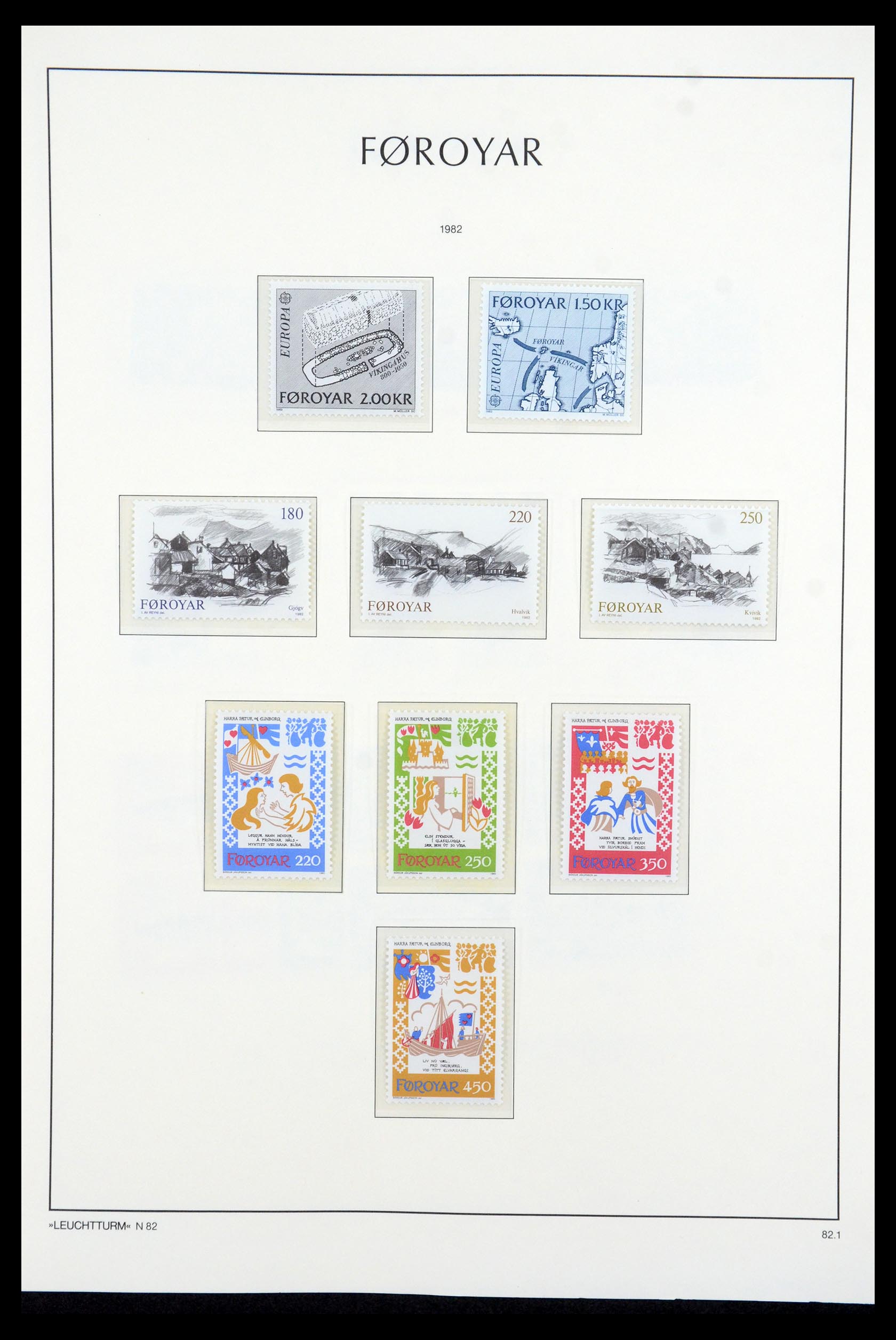 35581 006 - Postzegelverzameling 35581 Faeroer 1975-2007.