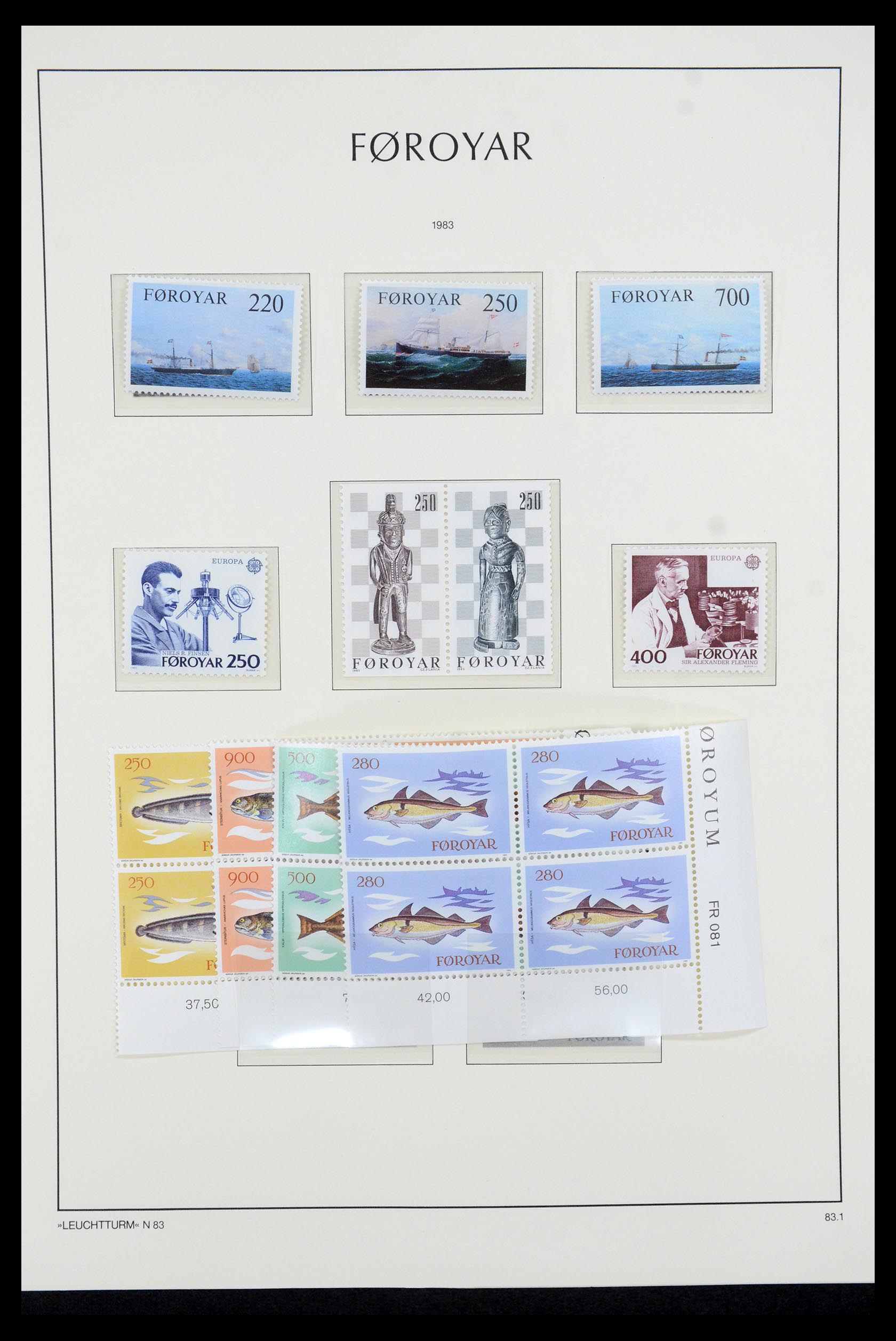 35581 007 - Postzegelverzameling 35581 Faeroer 1975-2007.