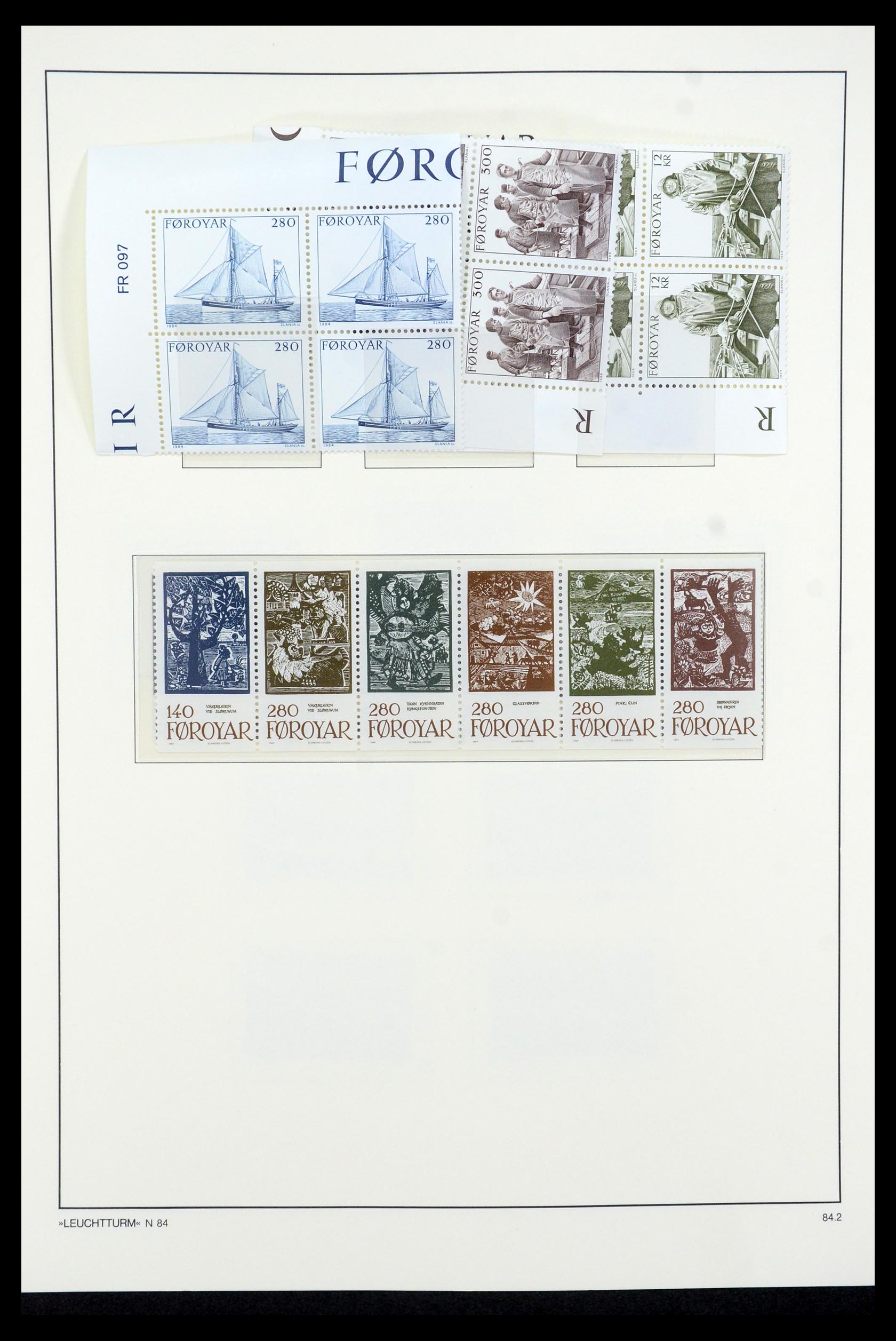 35581 010 - Postzegelverzameling 35581 Faeroer 1975-2007.