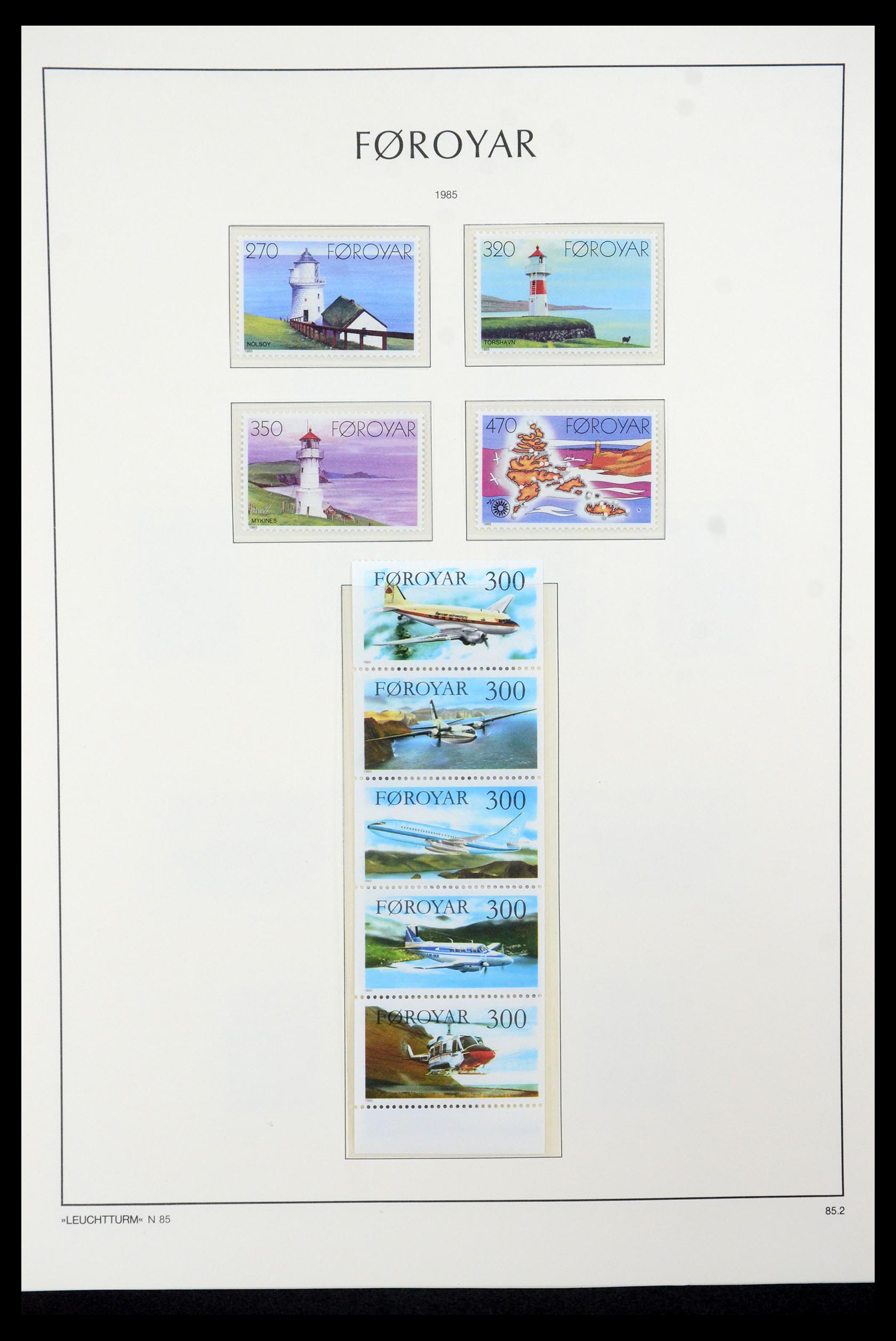 35581 012 - Postzegelverzameling 35581 Faeroer 1975-2007.