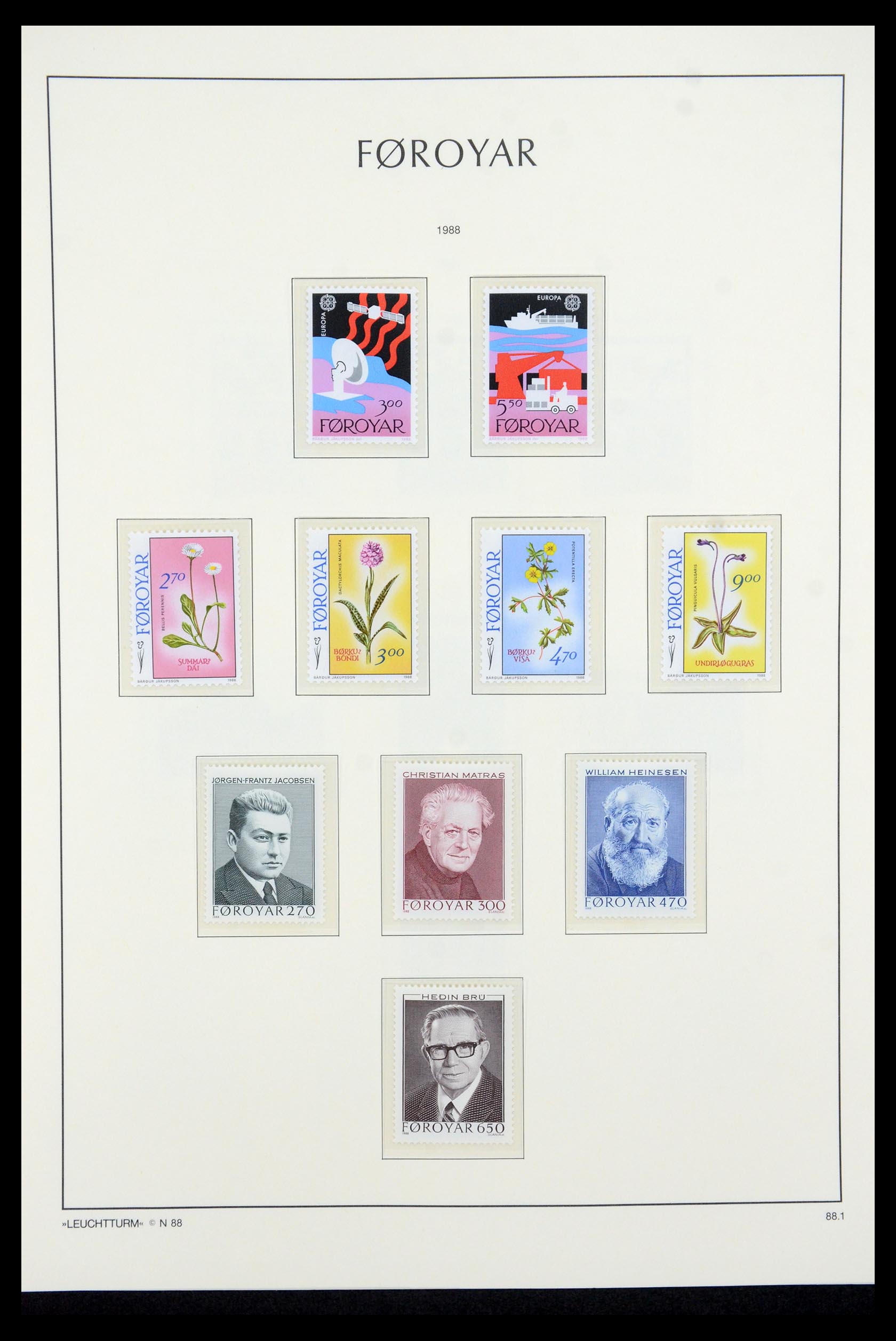 35581 017 - Postzegelverzameling 35581 Faeroer 1975-2007.
