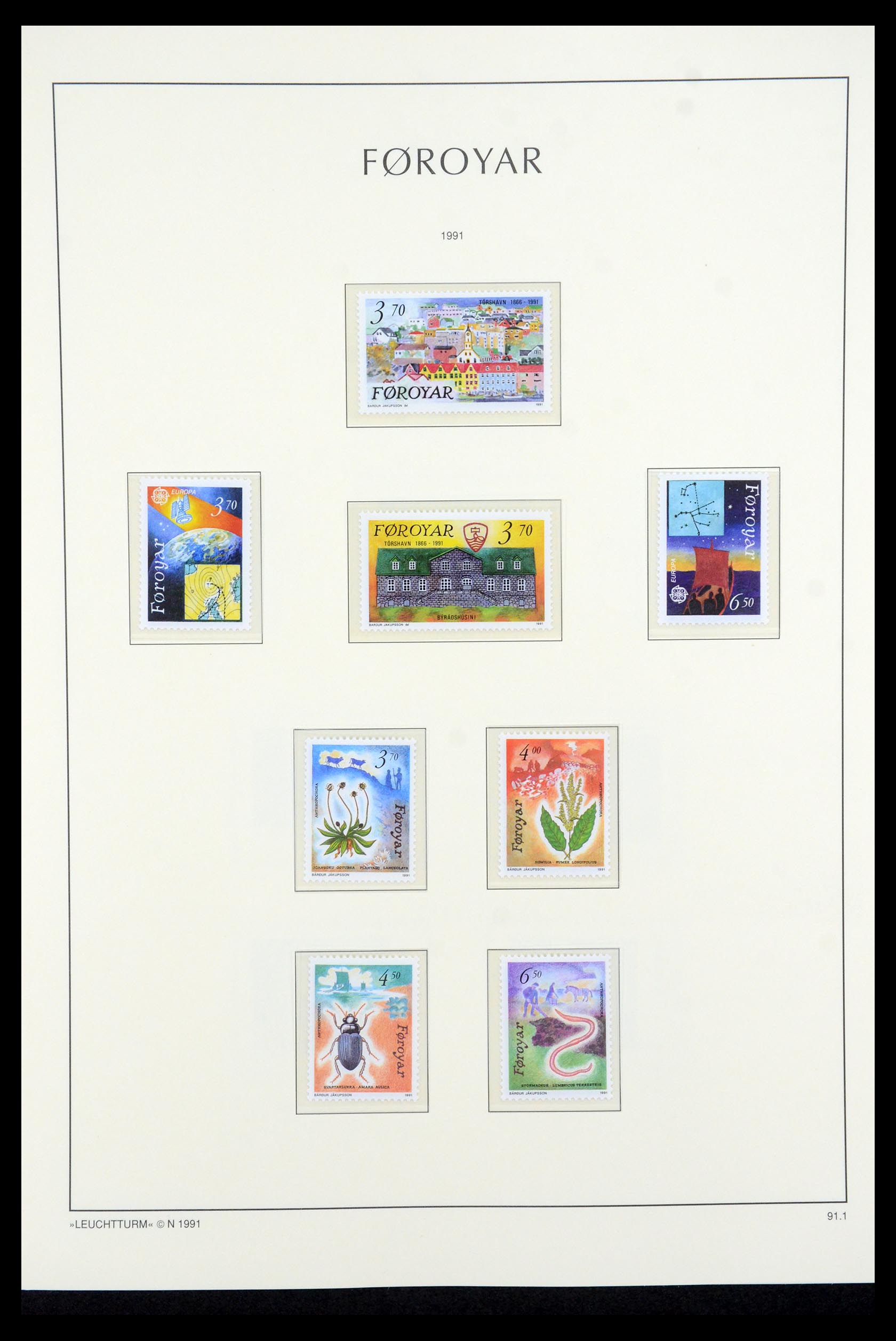35581 022 - Postzegelverzameling 35581 Faeroer 1975-2007.