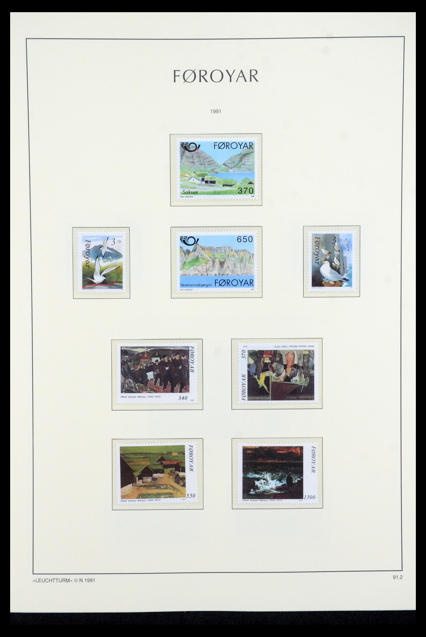 35581 023 - Postzegelverzameling 35581 Faeroer 1975-2007.