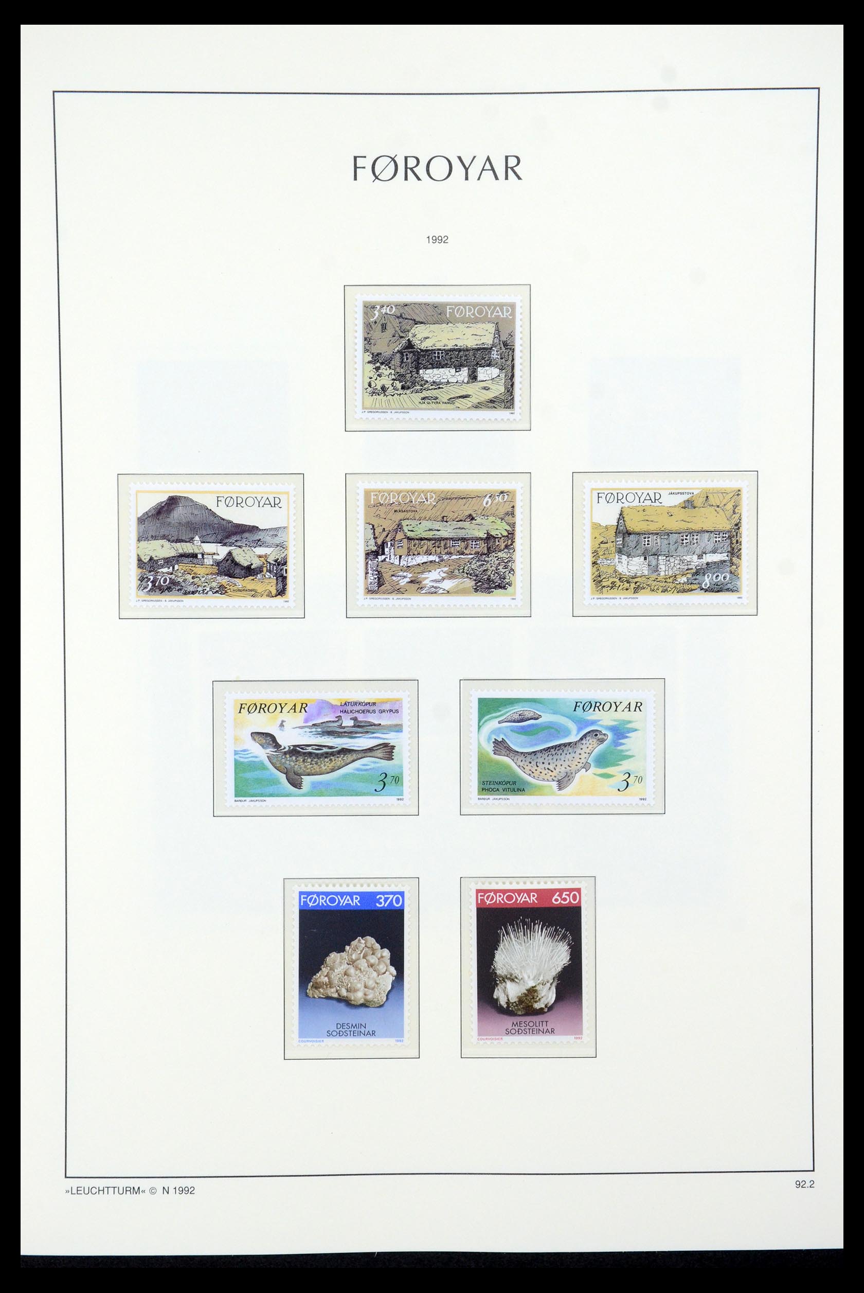35581 025 - Postzegelverzameling 35581 Faeroer 1975-2007.