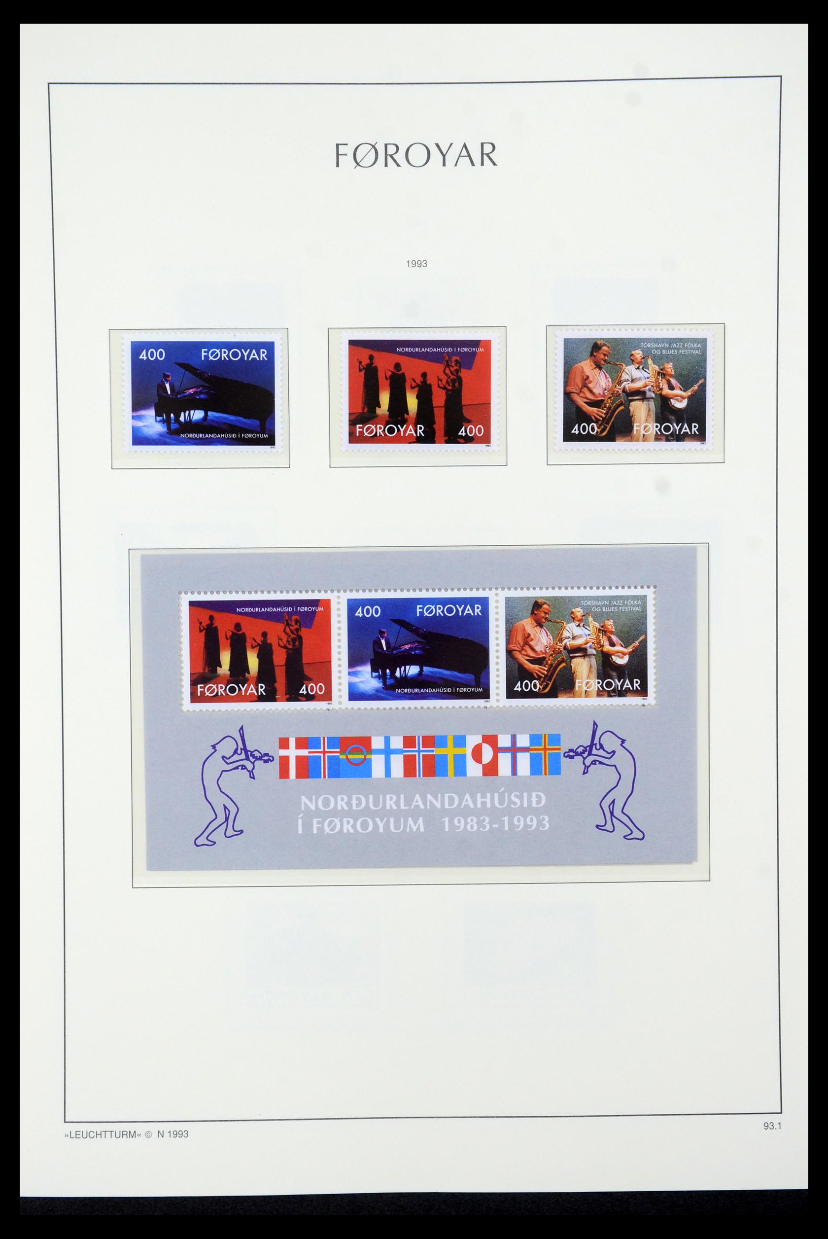 35581 026 - Postzegelverzameling 35581 Faeroer 1975-2007.