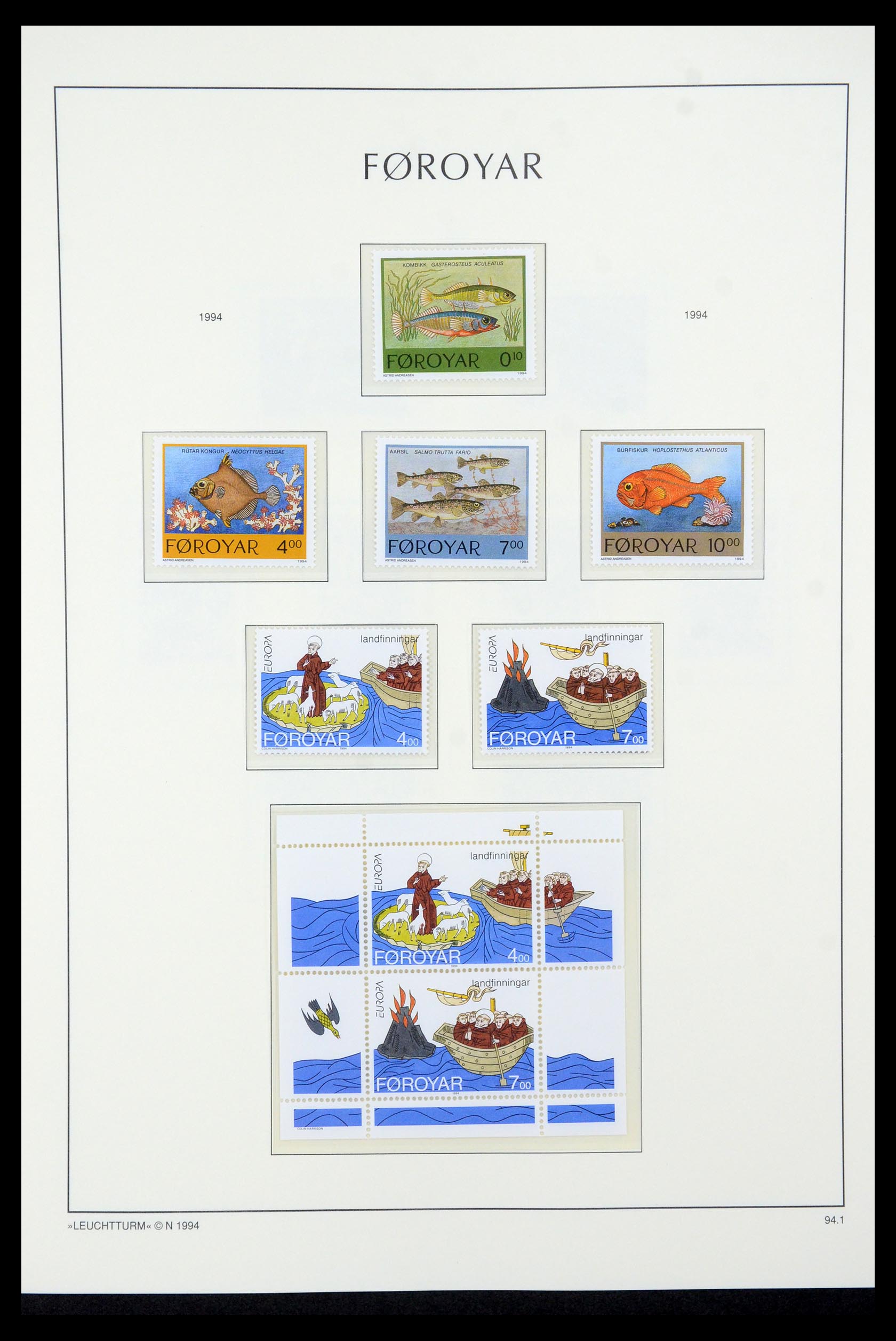 35581 028 - Postzegelverzameling 35581 Faeroer 1975-2007.